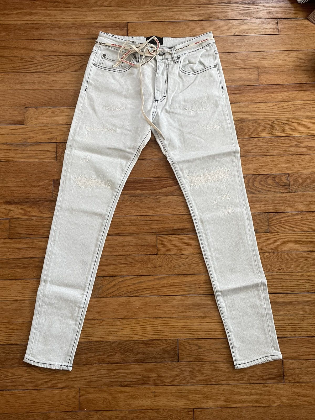 Represent Clo. Repaired Denim - Ice Size US 30 / EU 46 - 1 Thumbnail