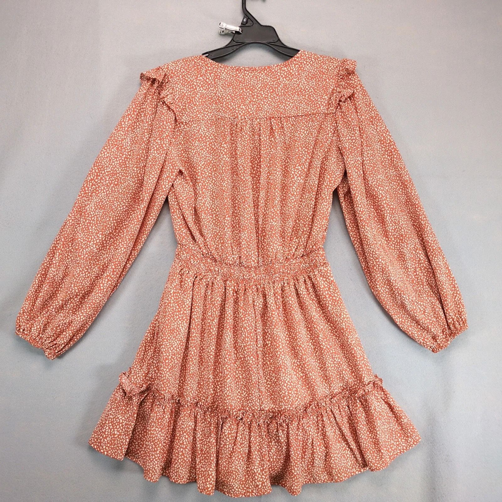 Other Pinch Phoenix Spotted Tiered Puff Slv Dress S Elastic Waist Size S / US 4 / IT 40 - 3 Thumbnail