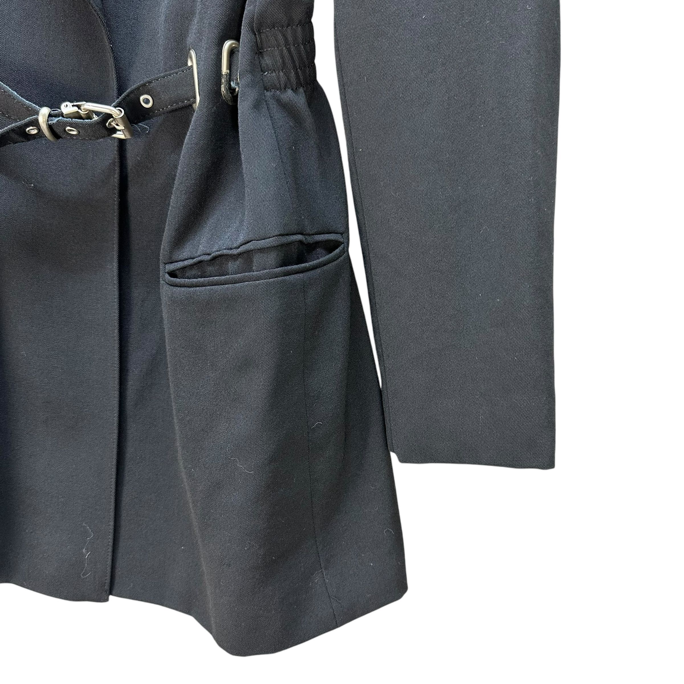 Jean Paul Gaultier 90's JPG CLASSIQUE Wool Blend Belted Coat Jacket #A72-1750 Size S / US 4 / IT 40 - 5 Thumbnail