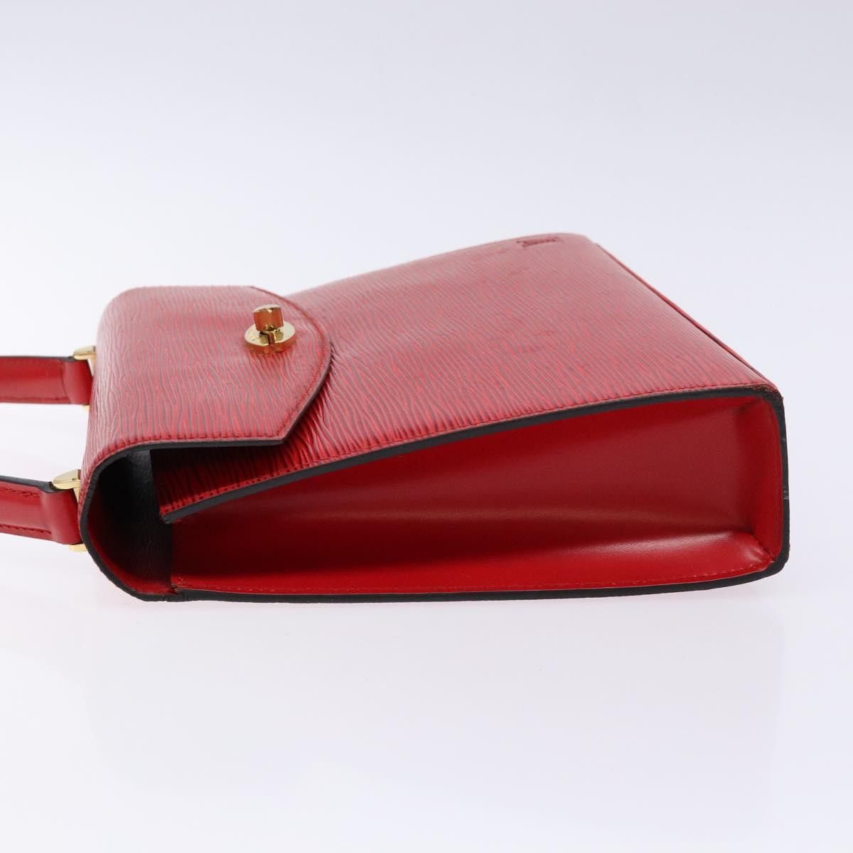 Louis Vuitton LOUIS VUITTON Epi Malesherbes Hand Bag Red M52377 Size ONE SIZE - 4 Thumbnail
