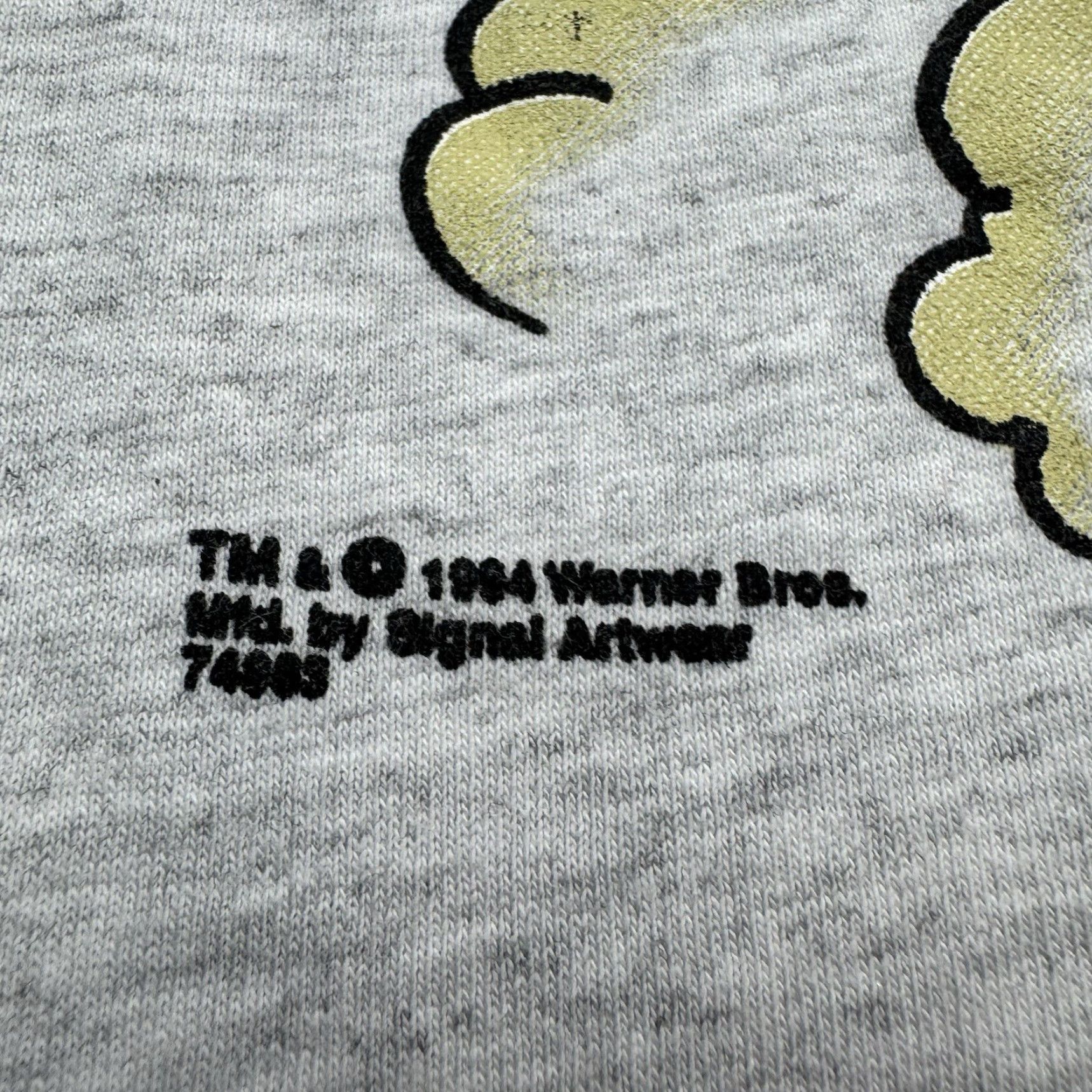 Vintage Vintage Signal Taz Motorcycle Biker T-Shirt Adult XL Gray Graphic Print 90s Cartoon Men Size US XL / EU 56 / 4 - 3 Thumbnail