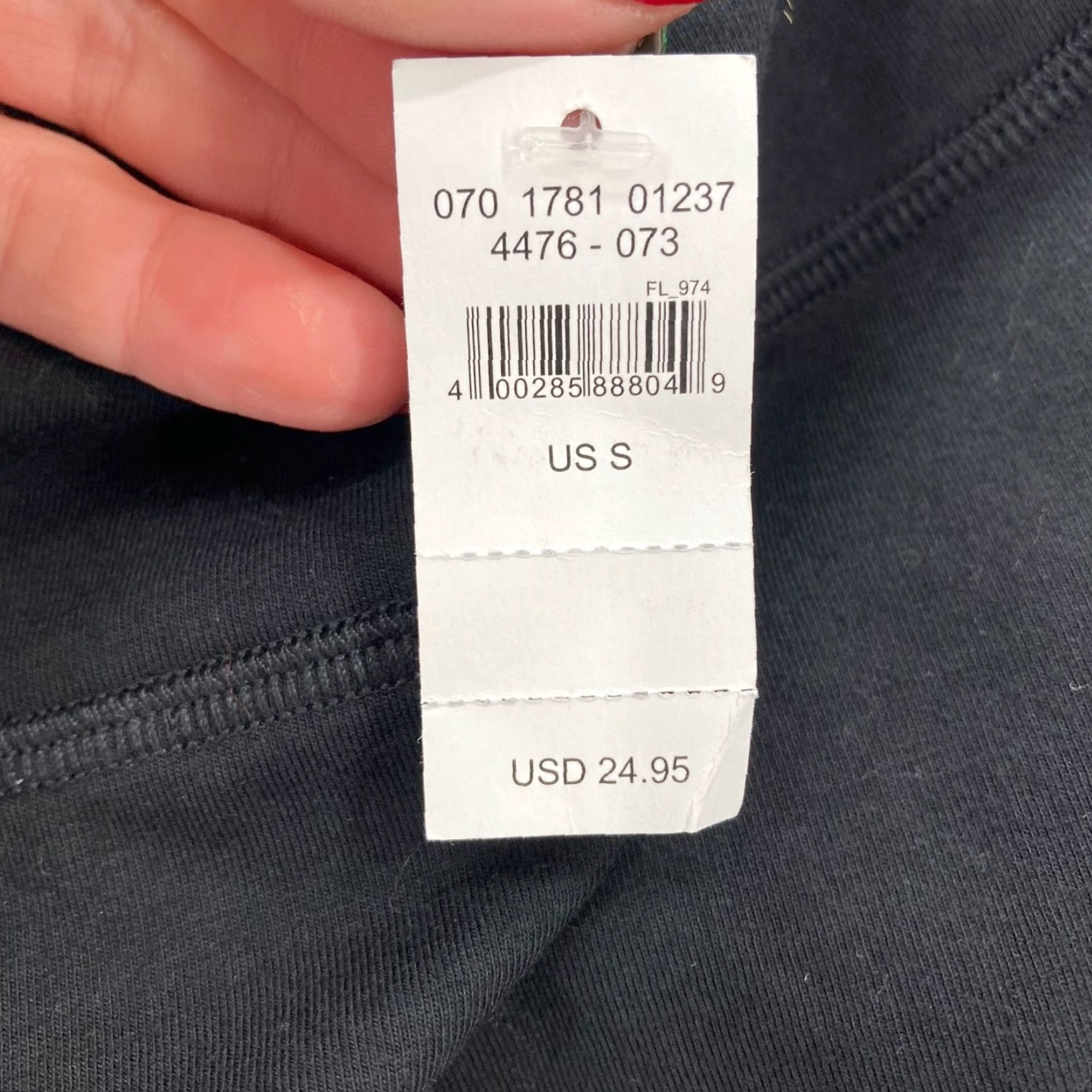 Vintage Aerie OFFLINE Leggings Women's Small Crop High Rise Black Stretch NWT Size 28" / US 6 / IT 42 - 6 Thumbnail