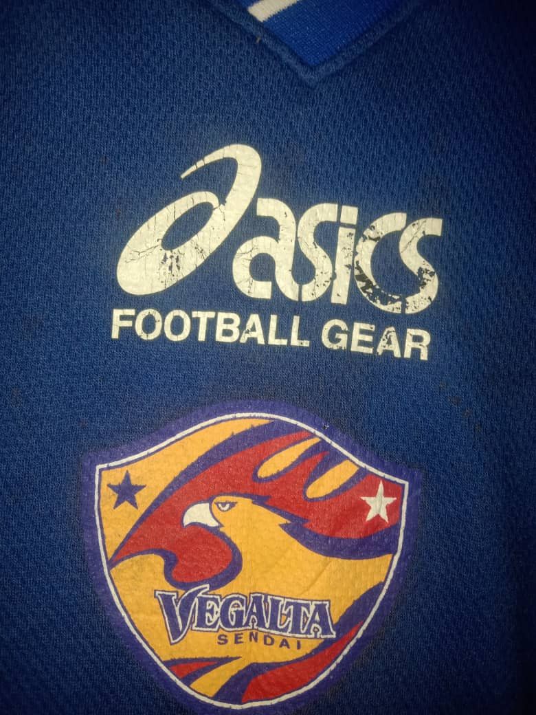 Vintage Asics Football Gear made in japan vegalta sendai Size US L / EU 52-54 / 3 - 5 Thumbnail