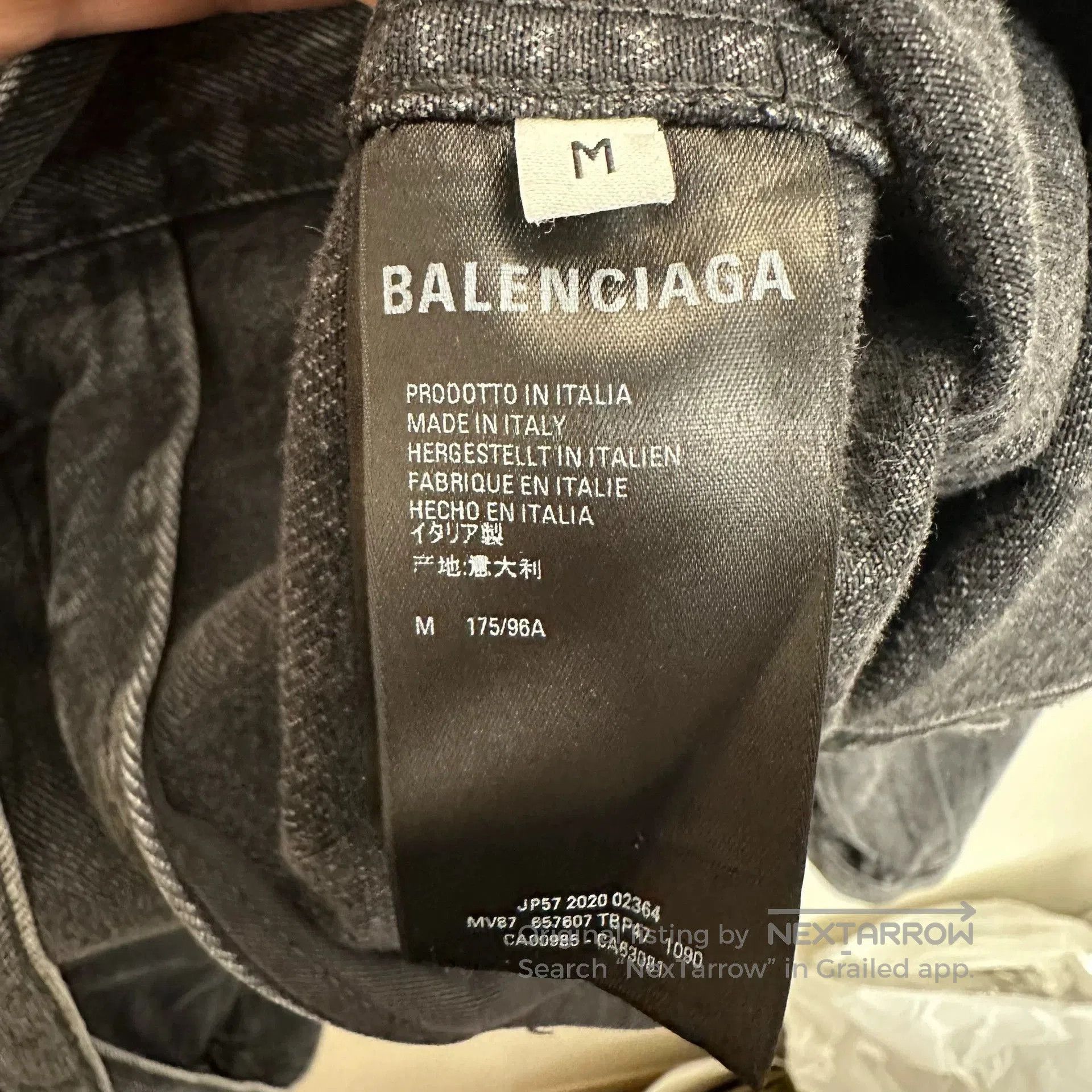 Balenciaga Balenciaga Dissolved Smile Denim Jacket M Size. Size US M / EU 48-50 / 2 - 4 Thumbnail
