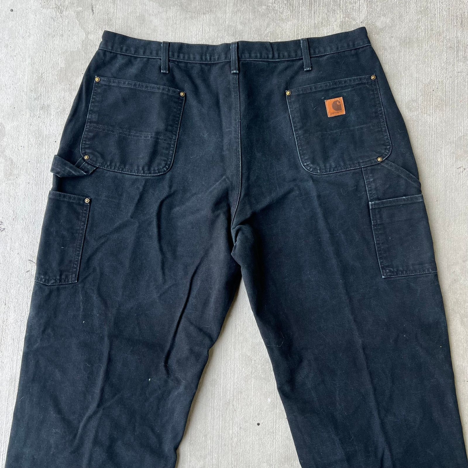 Carhartt × Vintage Carhartt black double knee work wear carpenter pants Size US 39 - 5 Thumbnail