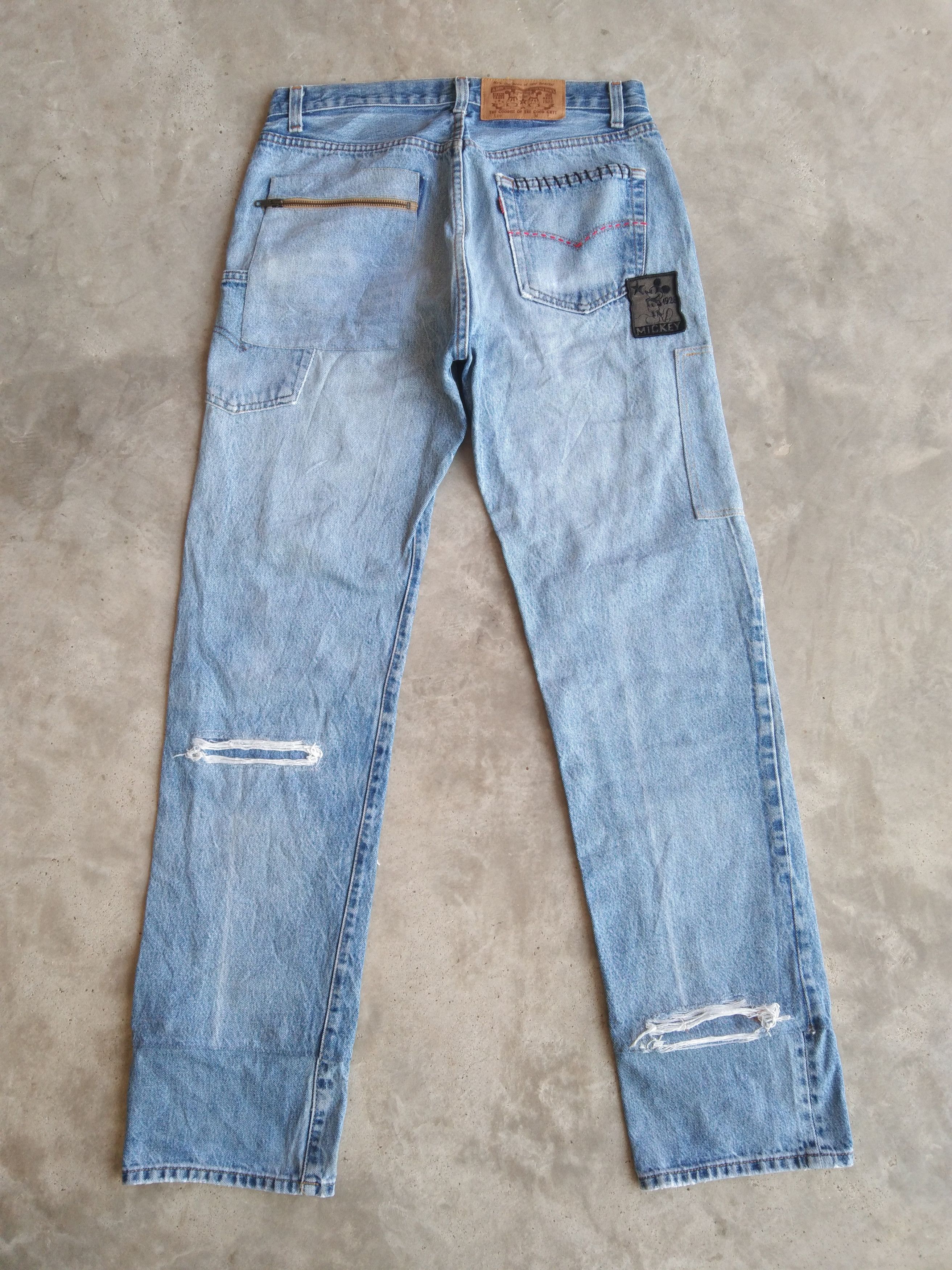 Levi's 80s Vintage Levi's 501 x Disney Made In USA Jeans 32x34 Size US 32 / EU 48 - 2 Thumbnail