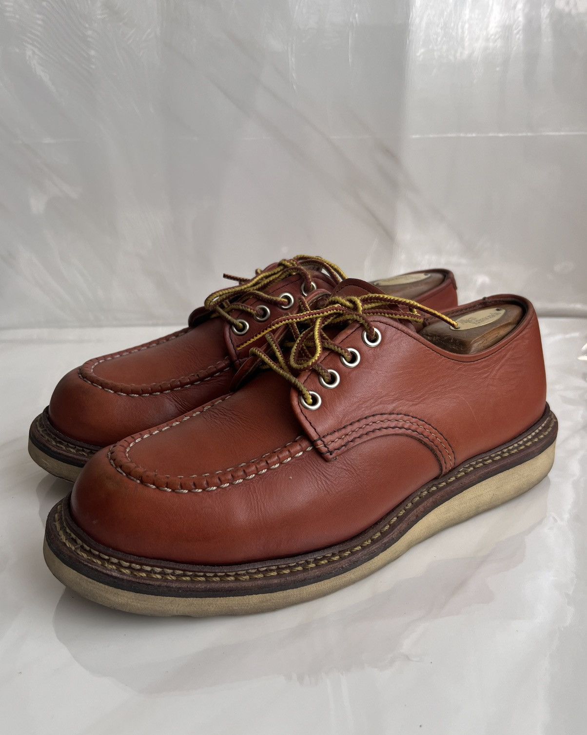 Red Wing Red wing #8103 Moc toe oxford brown leather boot size 7 D Size US 7 / EU 40 - 3 Thumbnail