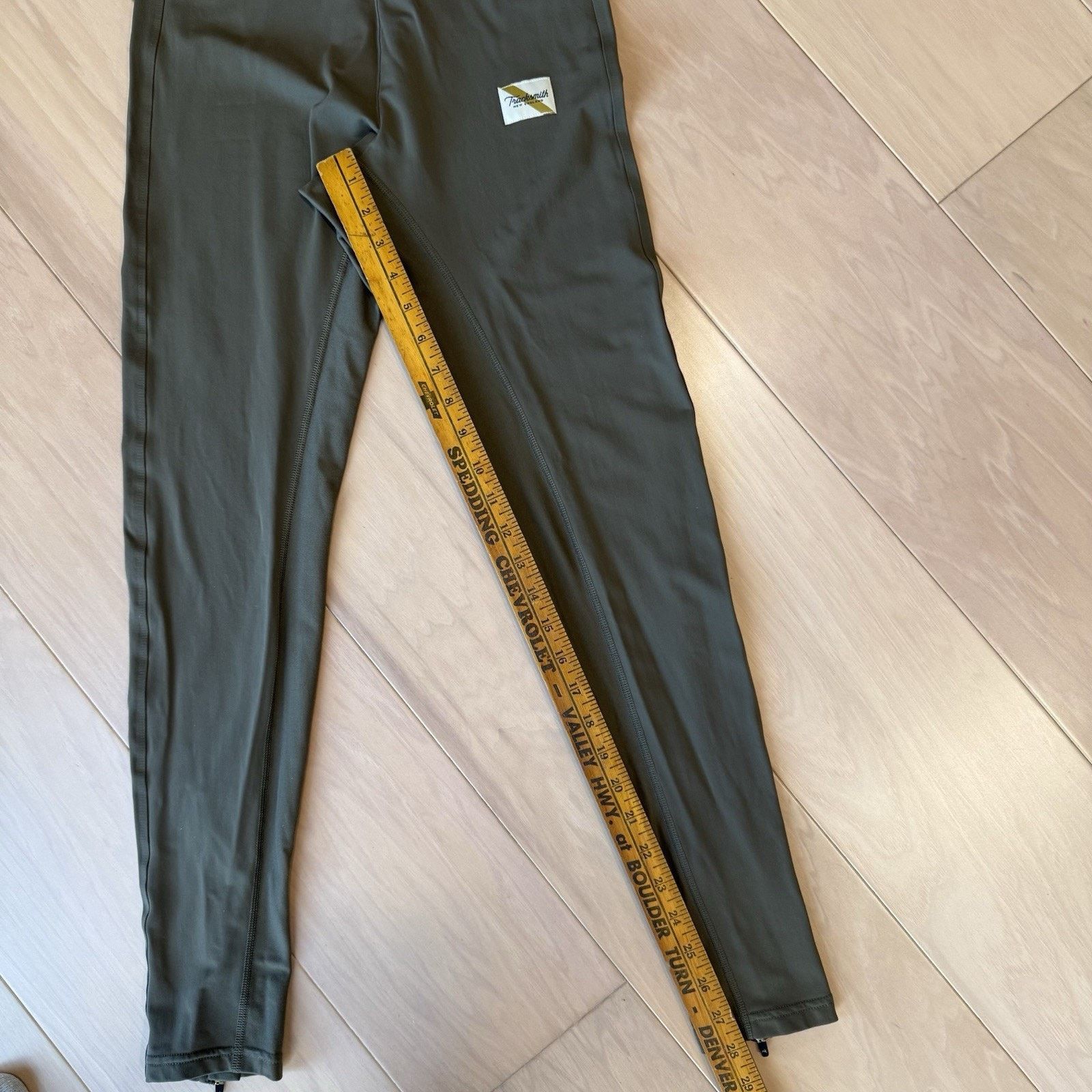 Tracksmith New England Tracksmith Allston Tights Mens Medium Green Lightweight Size US 26 / EU 42 - 5 Thumbnail
