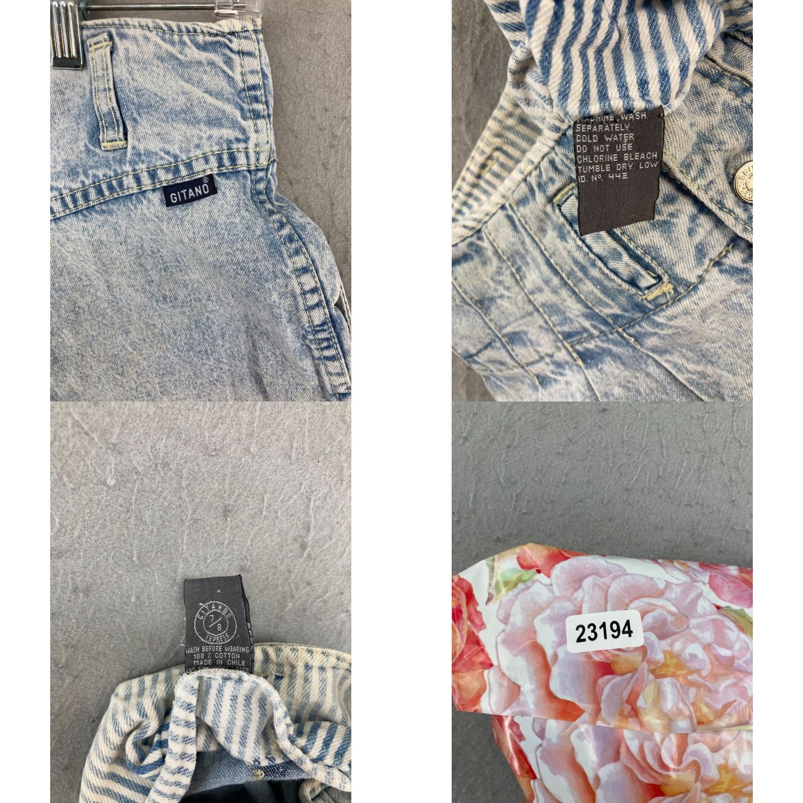Vintage VINTAGE Gitano Womens Shorts 7/8 High Rise Pleated Denim 80s 90s Blue Adult Regular Size 28 in Waist Womens Size 28" / US 6 / IT 42 - 8 Thumbnail