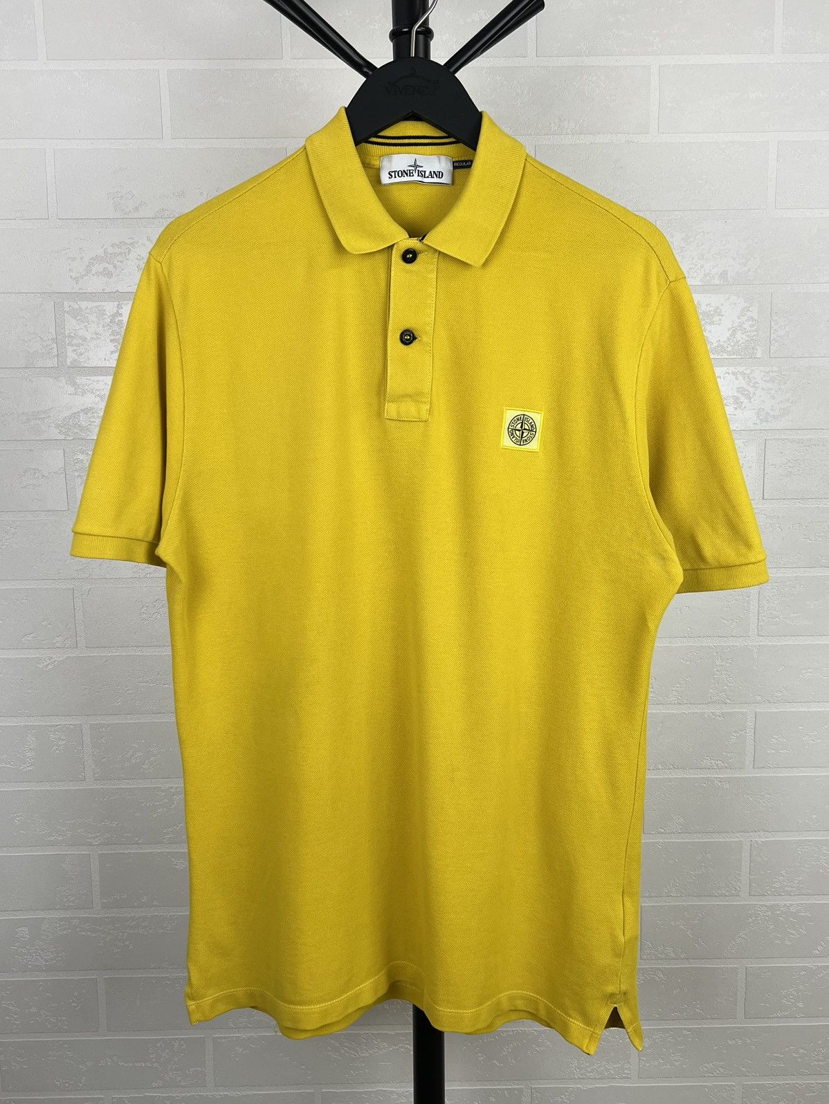 Stone Island STONE ISLAND Polo Shirt Cotton Patch Program Yellow Men’s Size US L / EU 52-54 / 3 - 1 Thumbnail