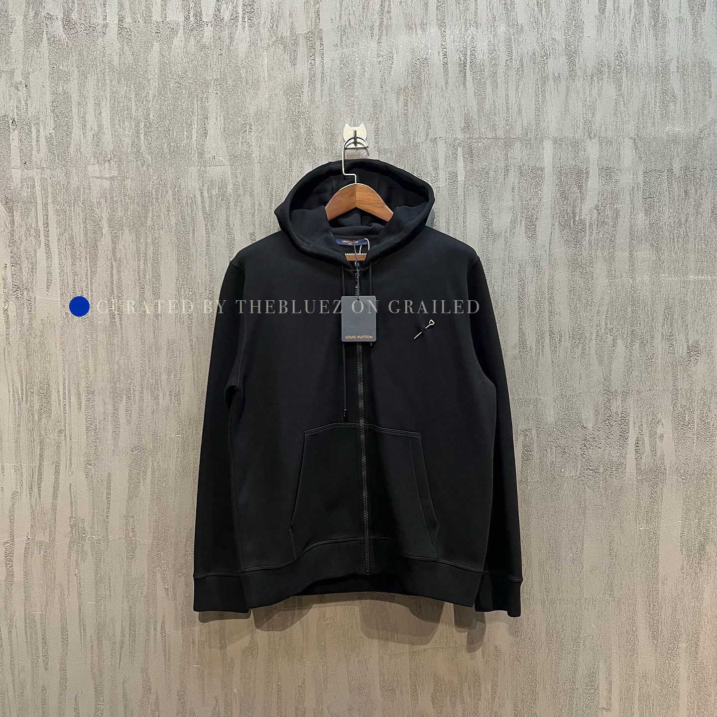 Louis Vuitton Full Zip Hooded Sweatshirt in Black Size US L / EU 52-54 / 3 - 1 Thumbnail