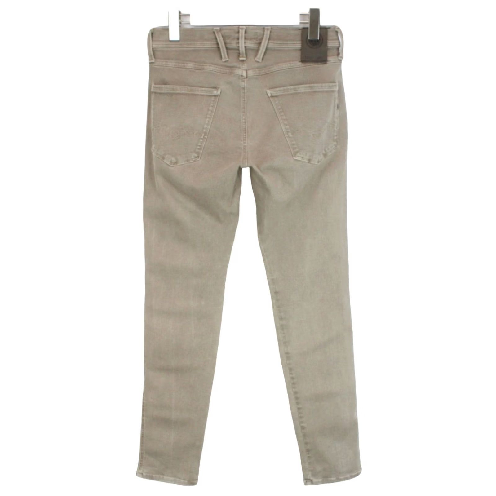 Replay Replay Anbass HyperFlex Jeans Men's W29/L32 Stretchy Zip Fly Fade Effect Beige Size US 29 - 2 Thumbnail