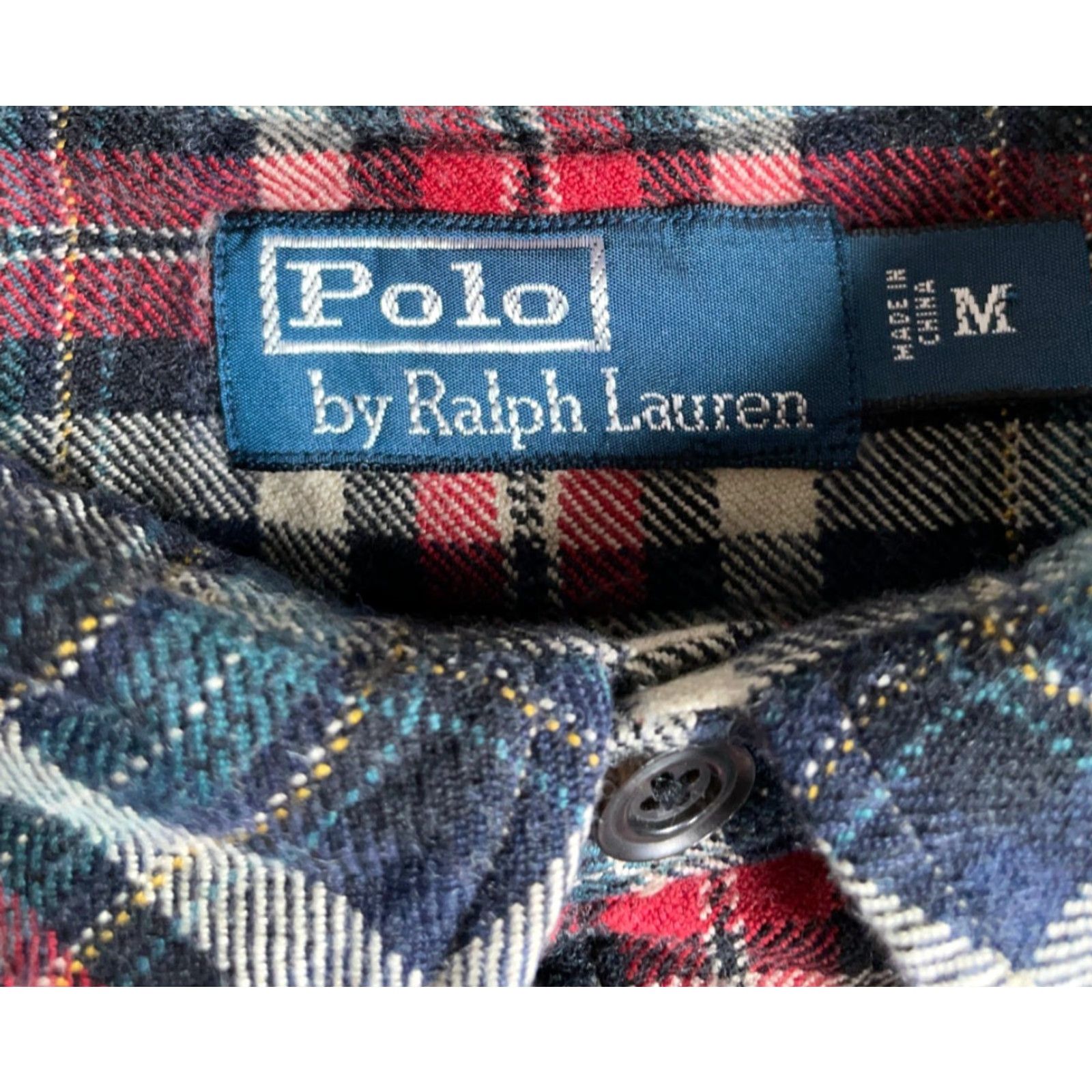 Polo Ralph Lauren Polo Ralph Lauren Shirt Plaid Flannel Wool Silk Blend Button-Up Long Sleeve Men Medium Red Blue Casual Workwear 90s Grunge Retro Vintage N/A Size US M / EU 48-50 / 2 - 3 Thumbnail