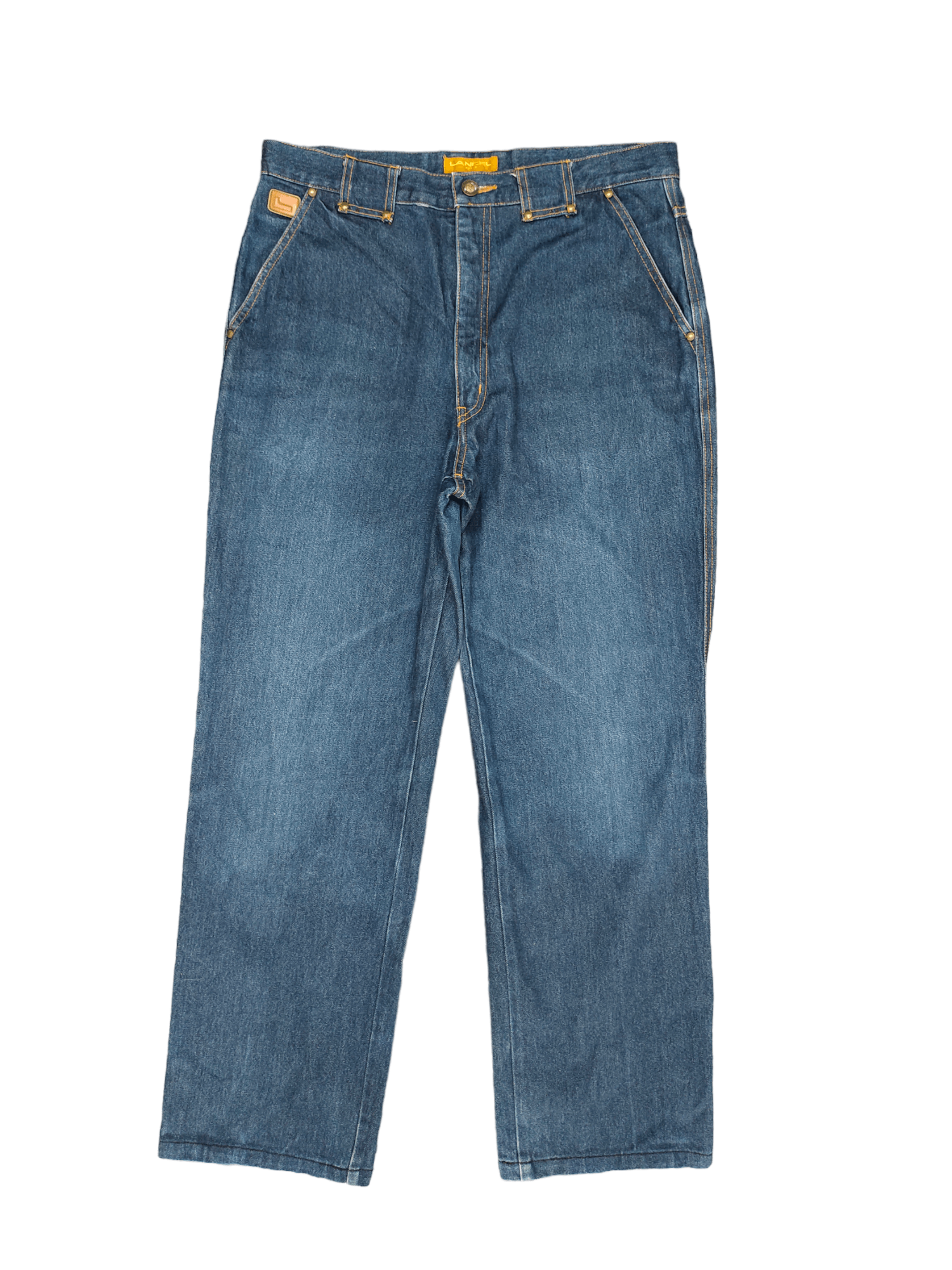 Lancel Baggy Jeans Lancel Paris Navajo native Design Denim Jeans Size US 34 / EU 50 - 9 Thumbnail
