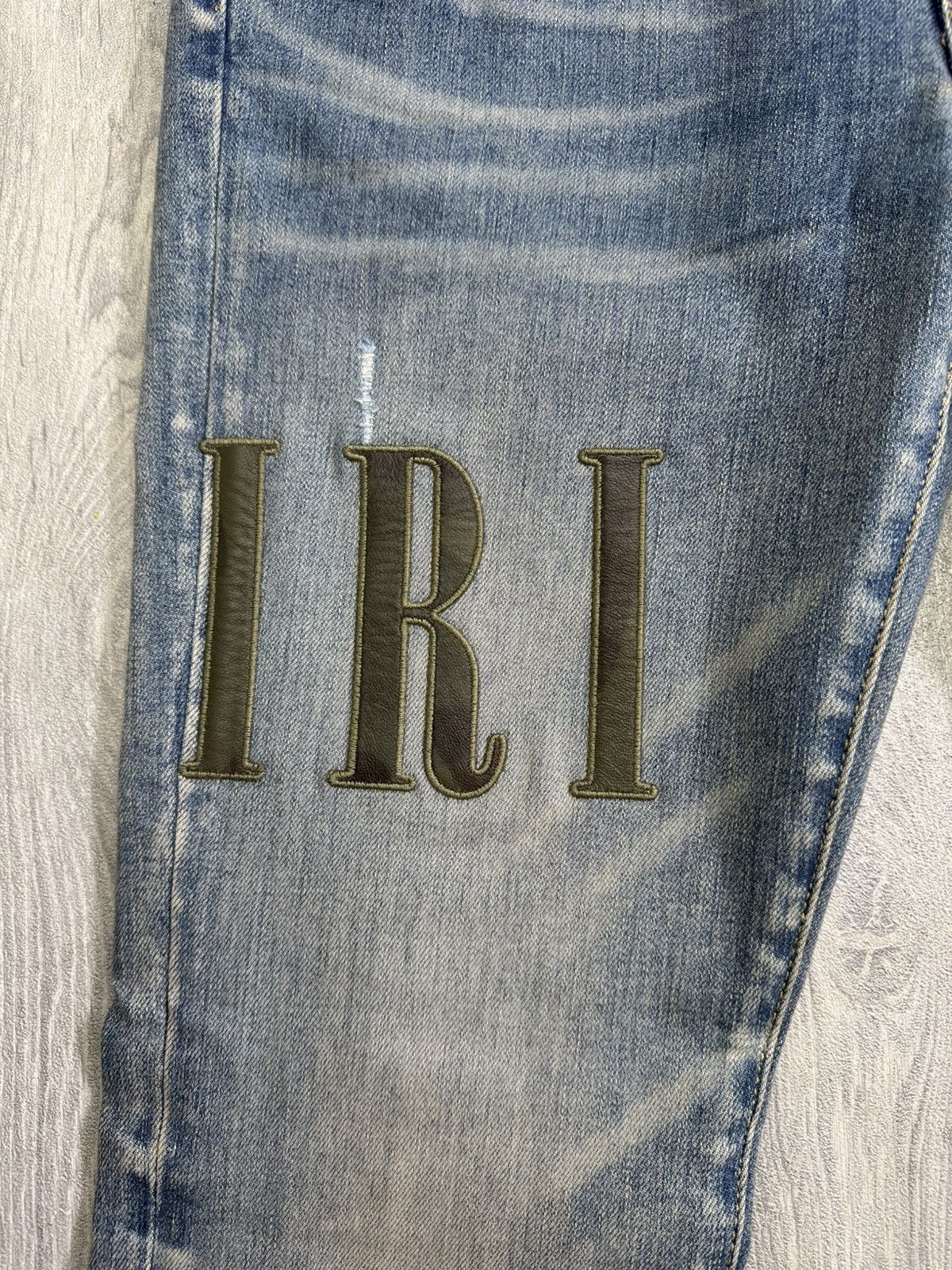Amiri Amiri Clay Indigo Appliqué Logo Jeans Size US 30 / EU 46 - 5 Thumbnail