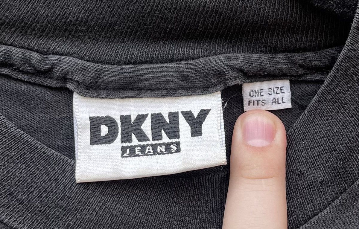 DKNY Vintage 1992 DKNY Donna Karan New York S/S T Shirt Size US XL / EU 56 / 4 - 2 Thumbnail