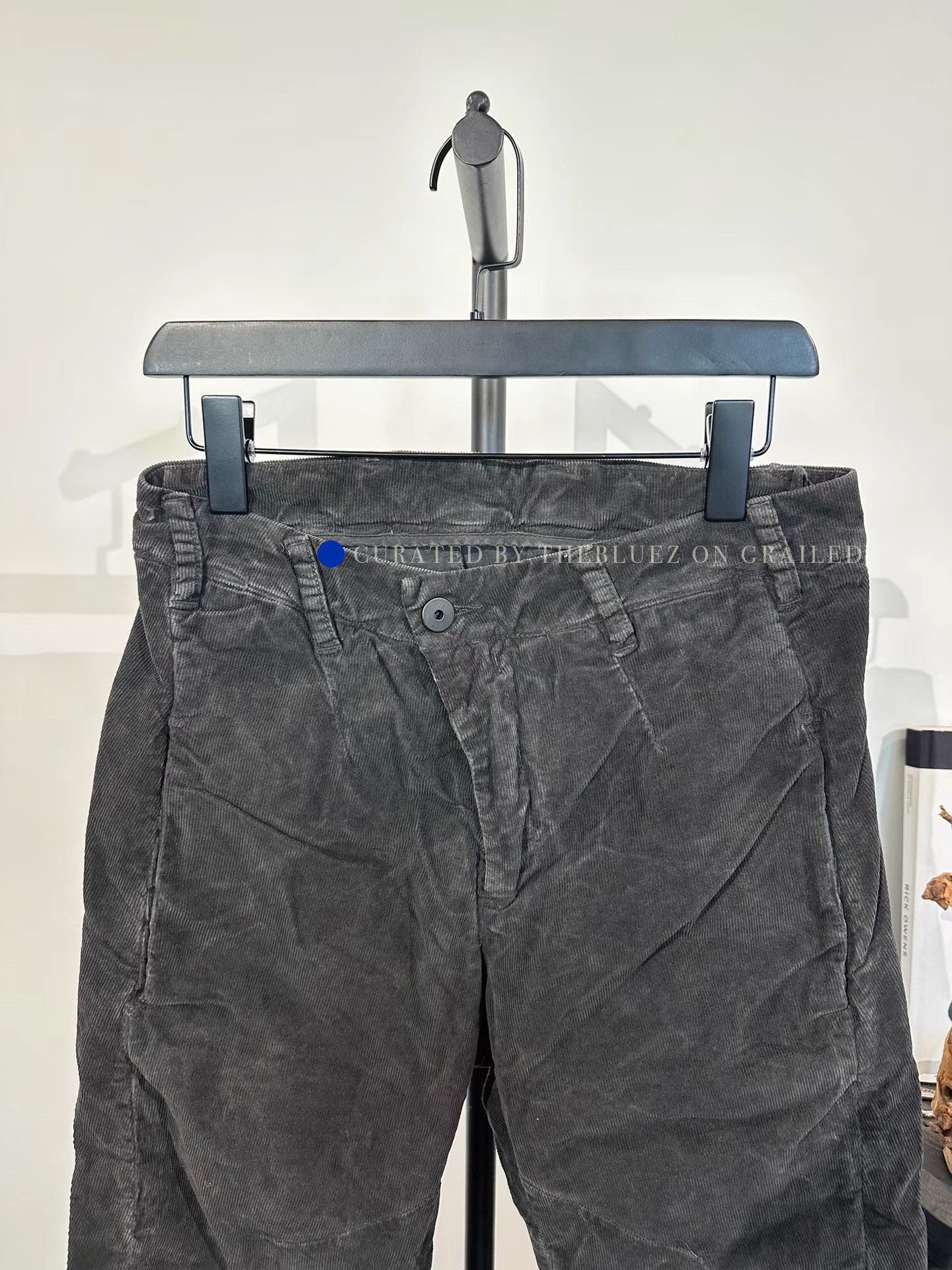11 By Boris Bidjan Saberi Black Casual Corduroy Pants Size US 32 / EU 48 - 1 Preview
