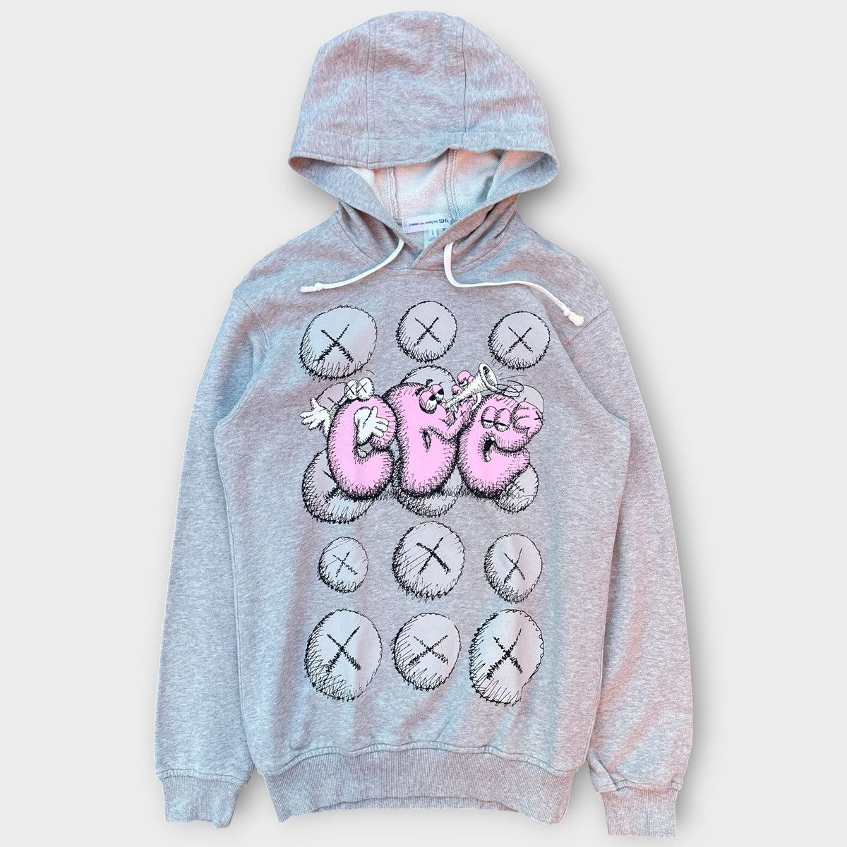 Comme des Garcons SHIRT × Kaws Comme des Garcons Shirt x KAWS Printed Popover Hoodie Size US L / EU 52-54 / 3 - 2 Thumbnail