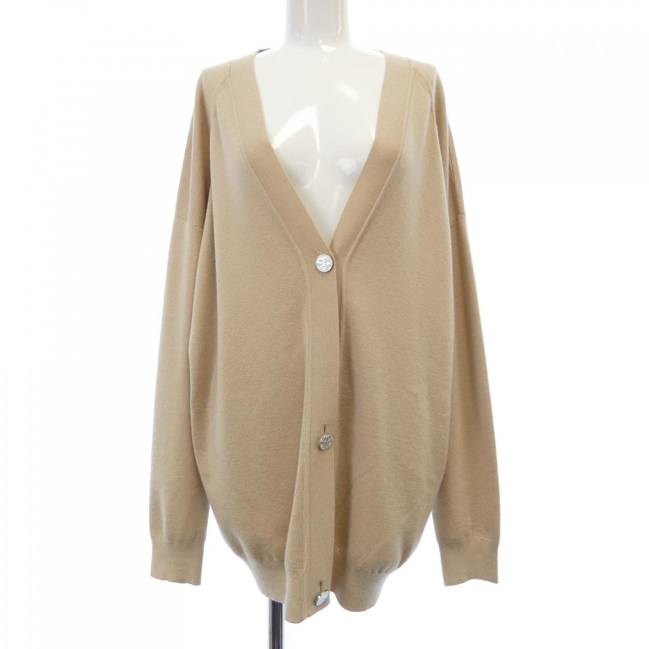 Hermes Hermes Hermes Silk Cashmere Cardigan Others Tops DUTY FREE for USA Size ONE SIZE - 1 Thumbnail