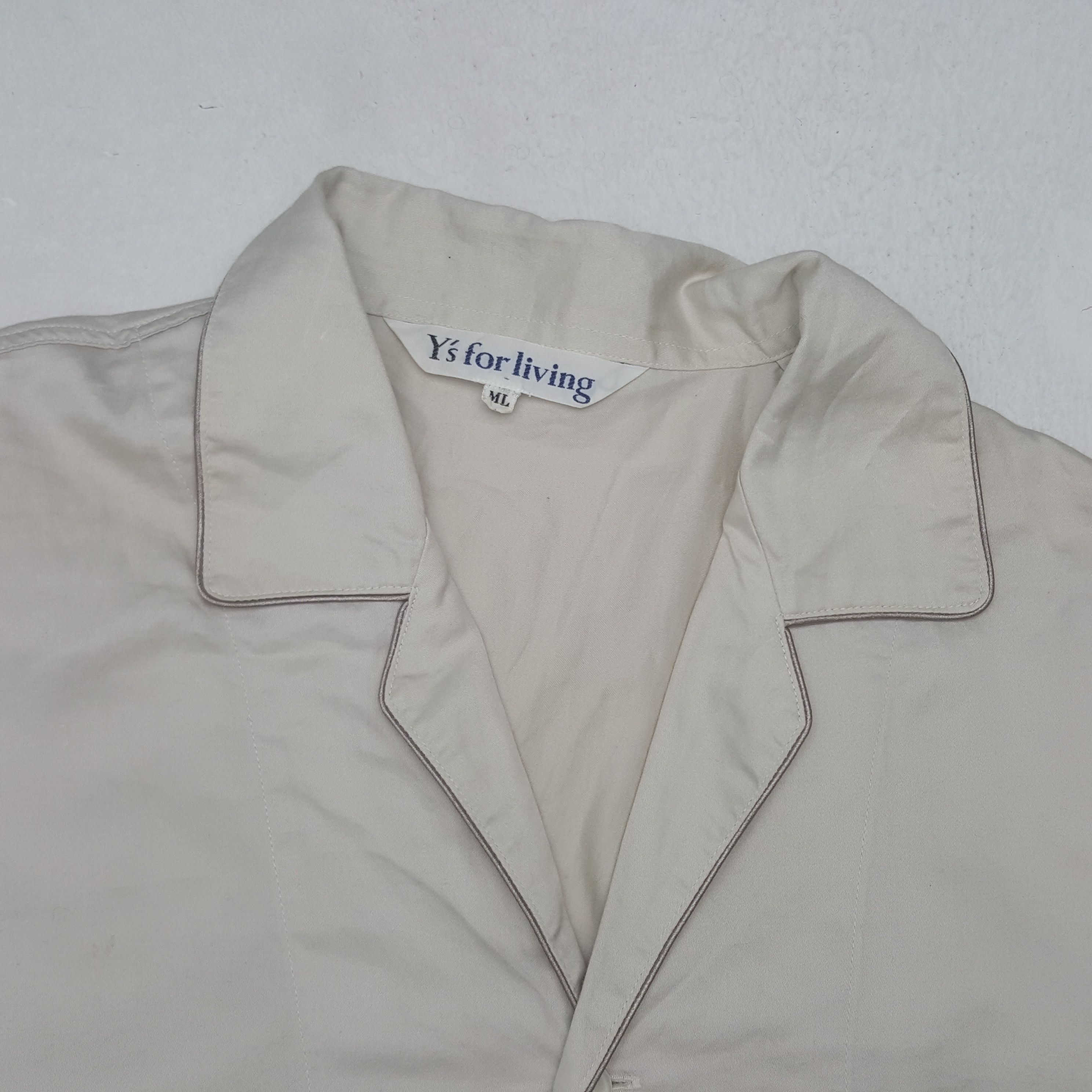 Yohji Yamamoto Vintage Y's For Living Yohji Yamamoto Pyjamas Shirt C294N76 Size US XL / EU 56 / 4 - 5 Thumbnail