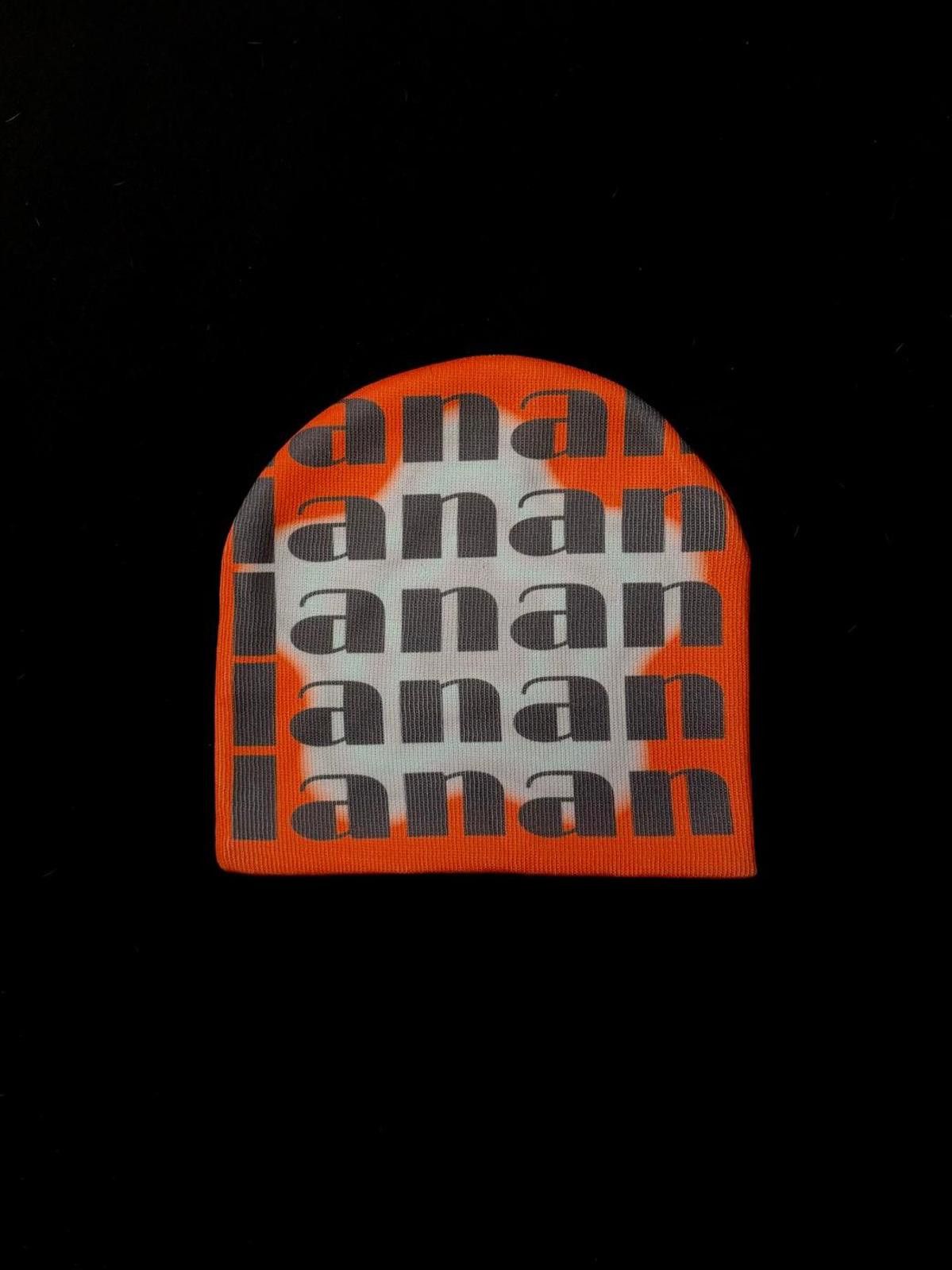 Japanese Brand Rare Cyber Y2K Lanan Star Logo No Cuff Knit Beanie Orange Size ONE SIZE - 1 Thumbnail