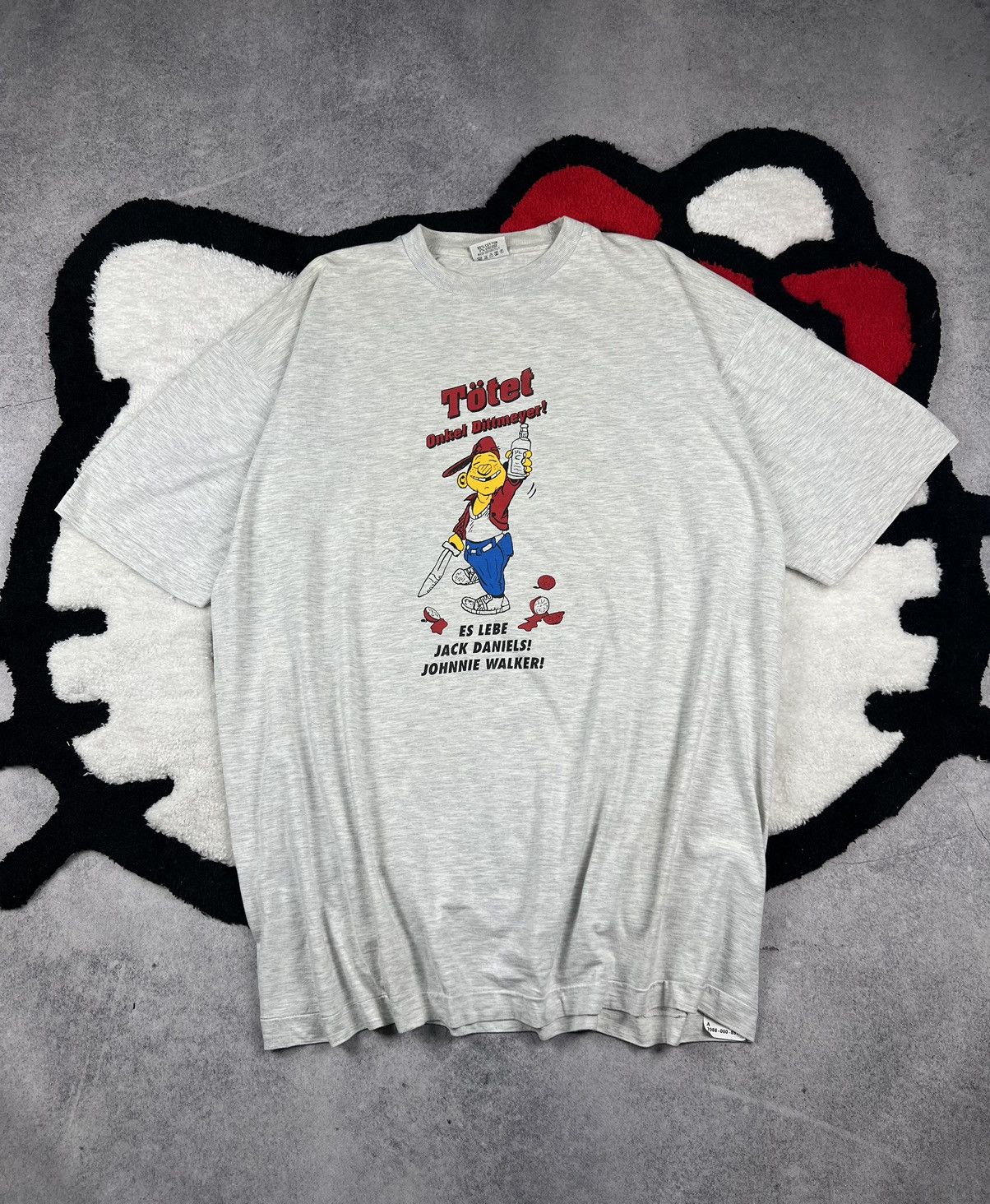 Band Tees Vintage Onkel Dittmeyer Jack Daniels Germany 80s Tee Shirt Size US XXL / EU 58 / 5 - 1 Thumbnail