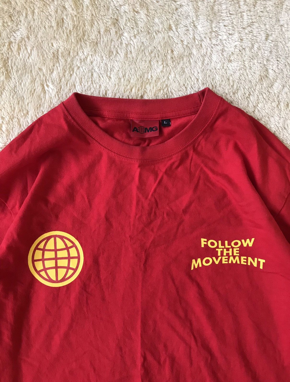 Band Tees × Justin Bieber AOMG Follow The Movement Long Sleeve K-Pop Merchandise Size US XL / EU 56 / 4 - 4 Thumbnail