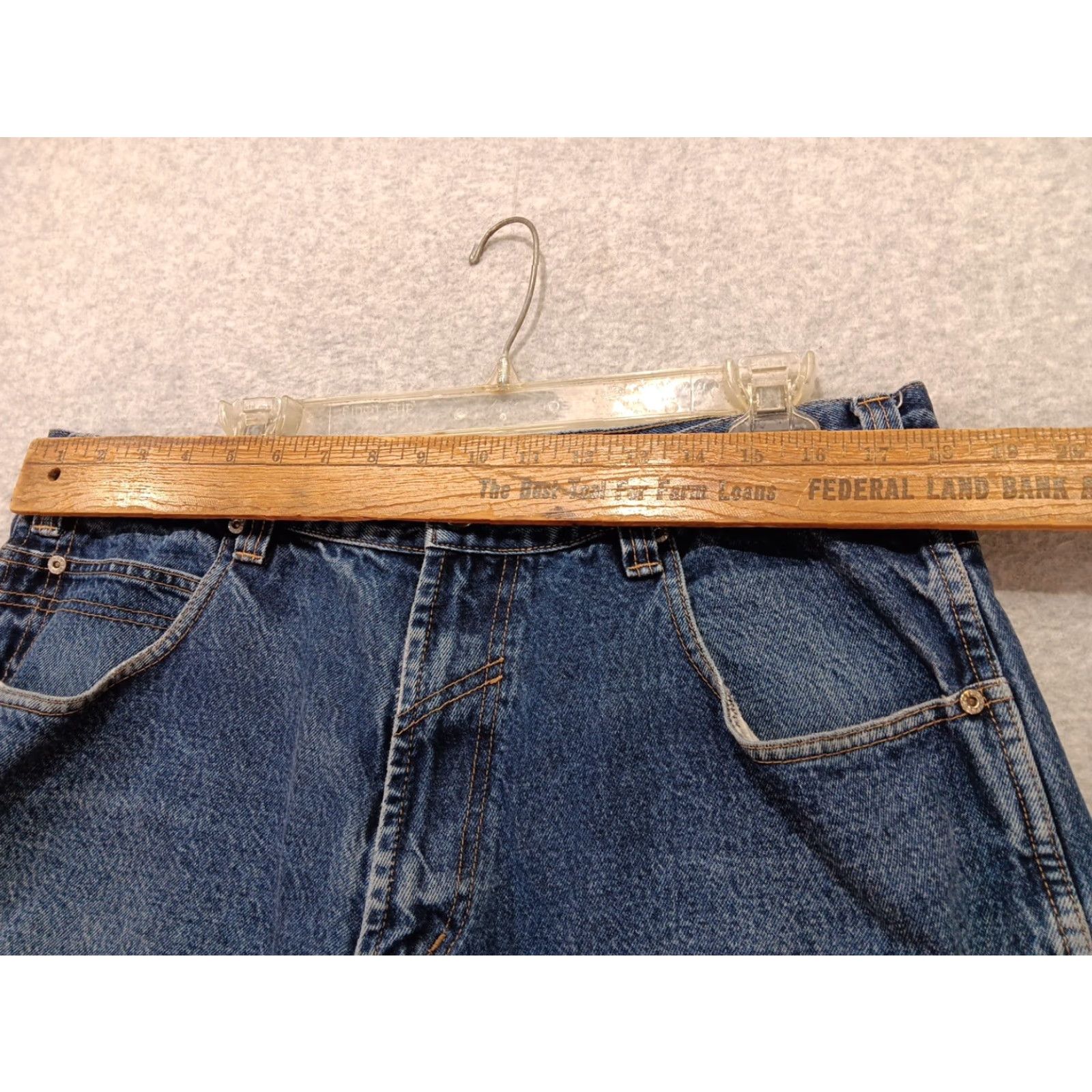 Phat Farm VINTAGE Phat Farm Carpenter Shorts Men 38 Baggy Wide Leg Hip Hop Y2K Blue Cotton 5-Pocket Logo Vintage 80s 90s Mens Size US 38 / EU 54 - 6 Thumbnail