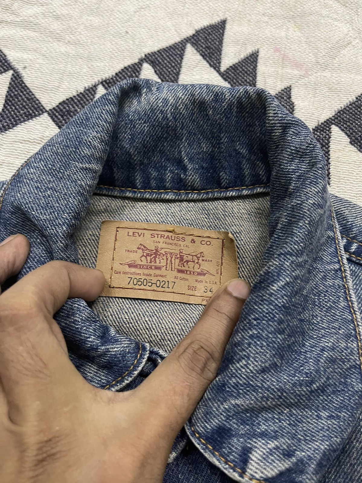 Levi's Vintage Clothing VINTAGE LEVIS DENIM JEANS TRUCKER JACKET SZ34 Size XXS / US 00 / IT 34 - 8 Thumbnail