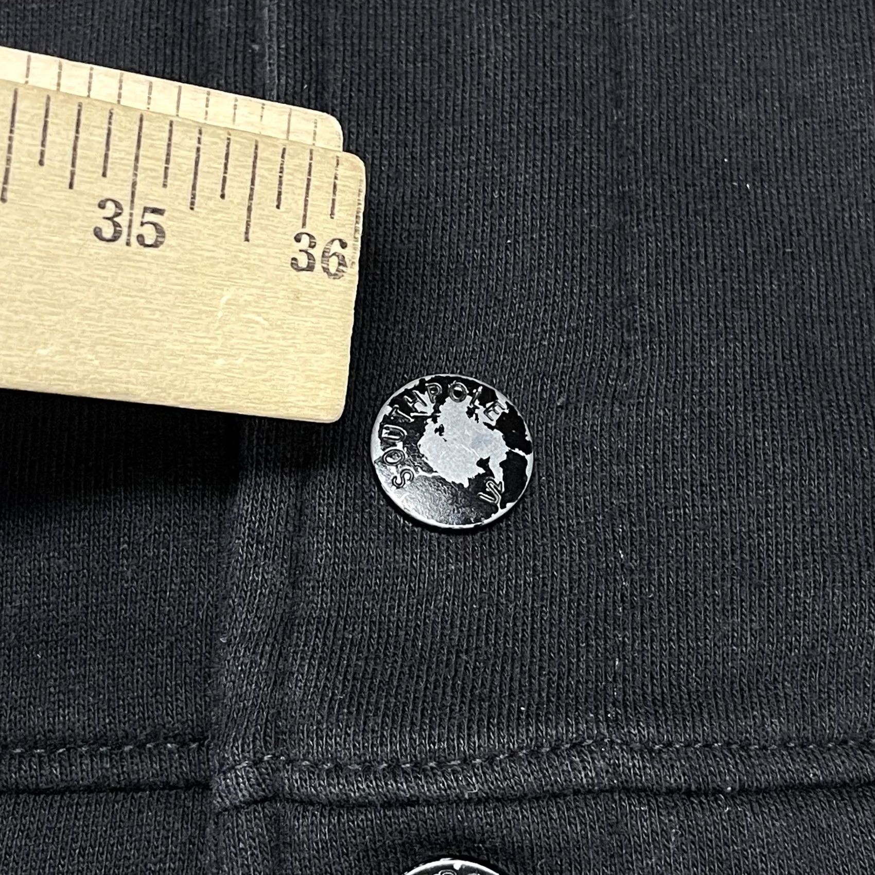 Southpole Southpole Jacket Mens XL Black Gray Varsity Letterman Snap Front Bomber S Patch Size US XL / EU 56 / 4 - 3 Thumbnail