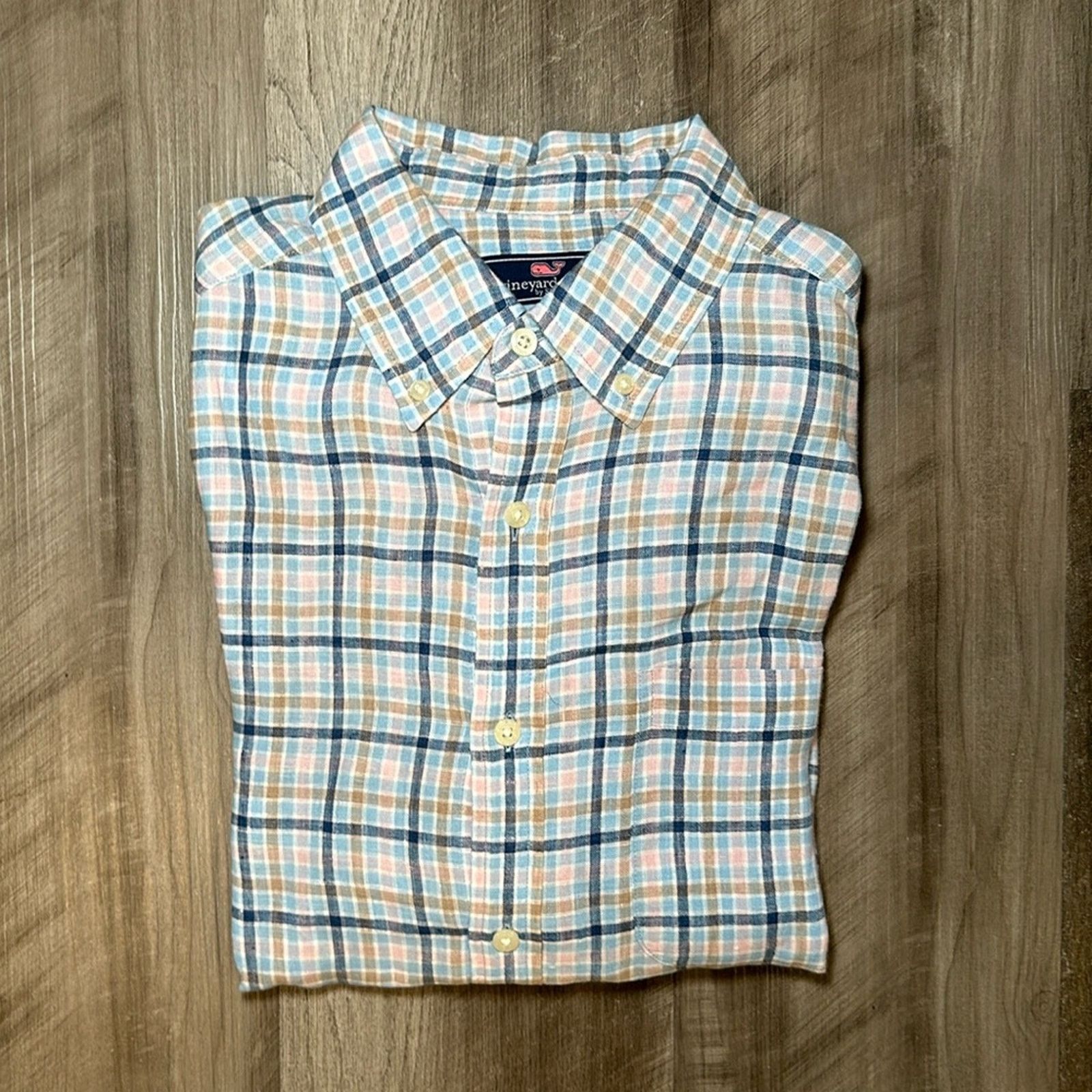 Vineyard Vines Vineyard Vine Classic Fit Linen Long Sleeve - Medium Size US M / EU 48-50 / 2 - 1 Thumbnail