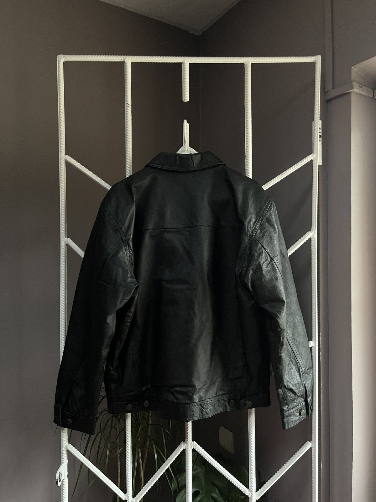 Genuine Leather × Leather Vintage Y2K Leather Jacket Size US M / EU 48-50 / 2 - 4 Thumbnail