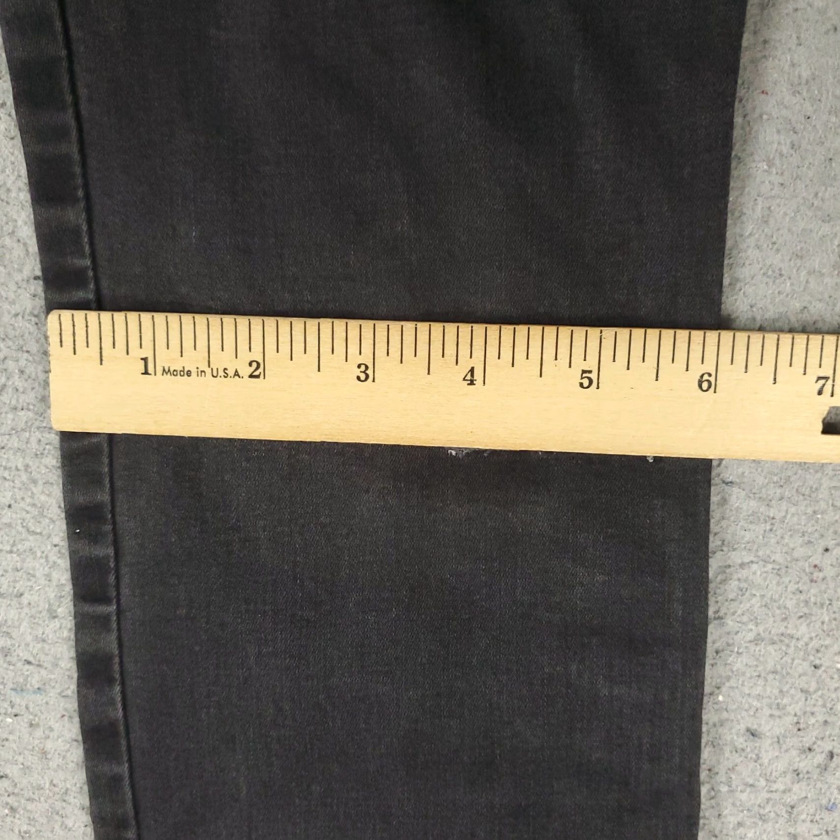 True Religion True Religion Jeans Womens 29x29.5 Gray Skinzee Slim Skinny Denim Pants Ladies* Size 29" - 7 Thumbnail