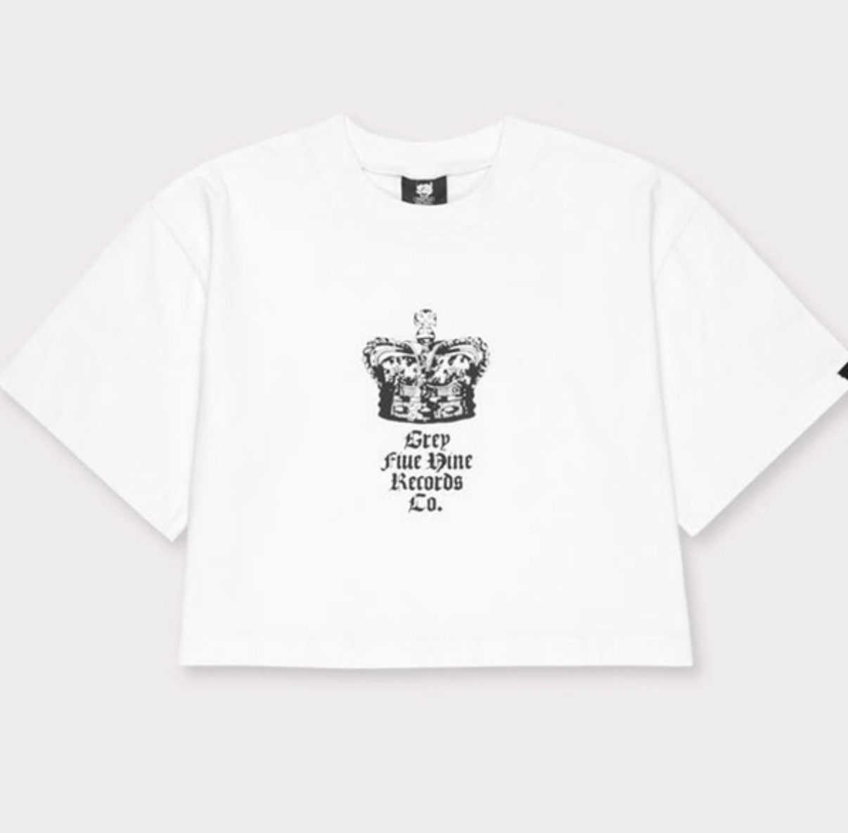 G59 Records G59 MIGRAINE WOMENS CROP TEE (WHITE) Size M / US 6-8 / IT 42-44 - 1 Thumbnail