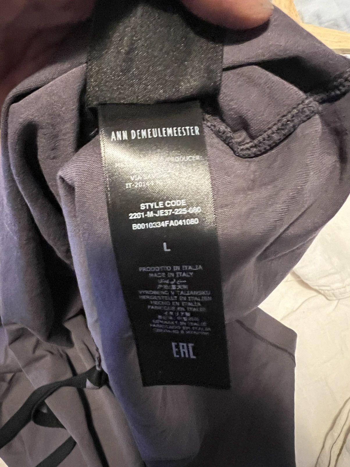 Ann Demeulemeester NWT $505 Perfect Rune Sleeveless Shirt Size US L / EU 52-54 / 3 - 4 Thumbnail