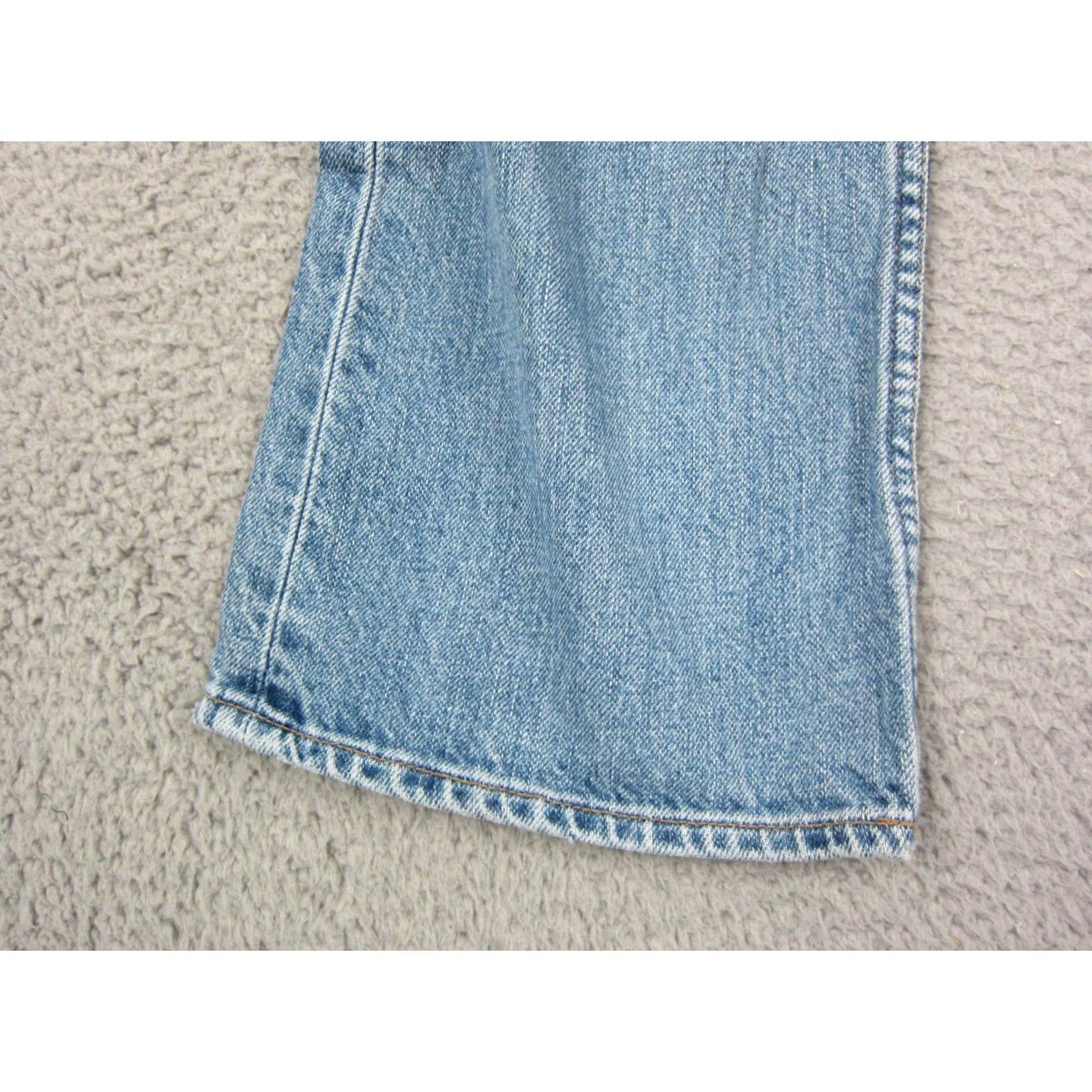 Gap VINTAGE GAP Jeans Womens 14R Blue Bootcut Y2K Wide Leg Denim Light Wash 90s Womens Jeans Gap 1969 Bootcut Regular Womens Jeans Blue 14R Size 36" / US 14 / IT 50 - 6 Thumbnail