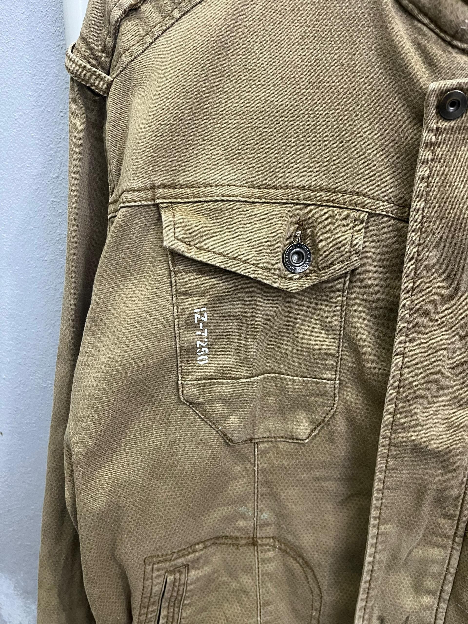 Japanese Brand I’Z Frontier Japanese Workwear Jacket w/ Hidden Hood Size US L / EU 52-54 / 3 - 6 Thumbnail