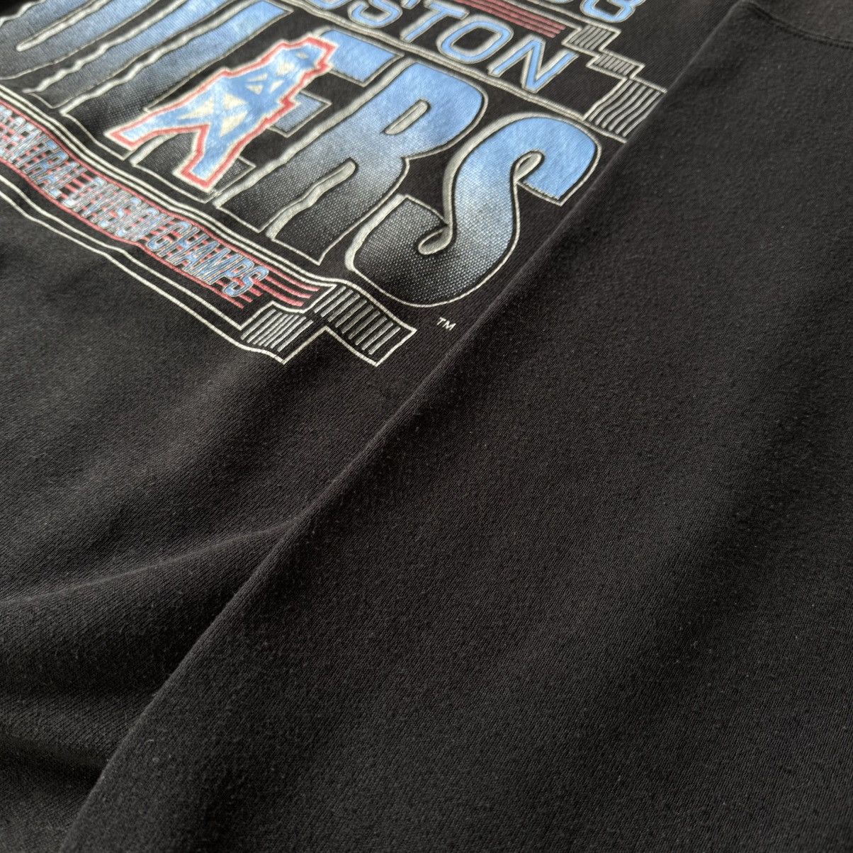 NFL × Vintage Vintage Houston Oliers 1993 NFL Sweatshirt 90s RARE Hanes Size US L / EU 52-54 / 3 - 14 Thumbnail