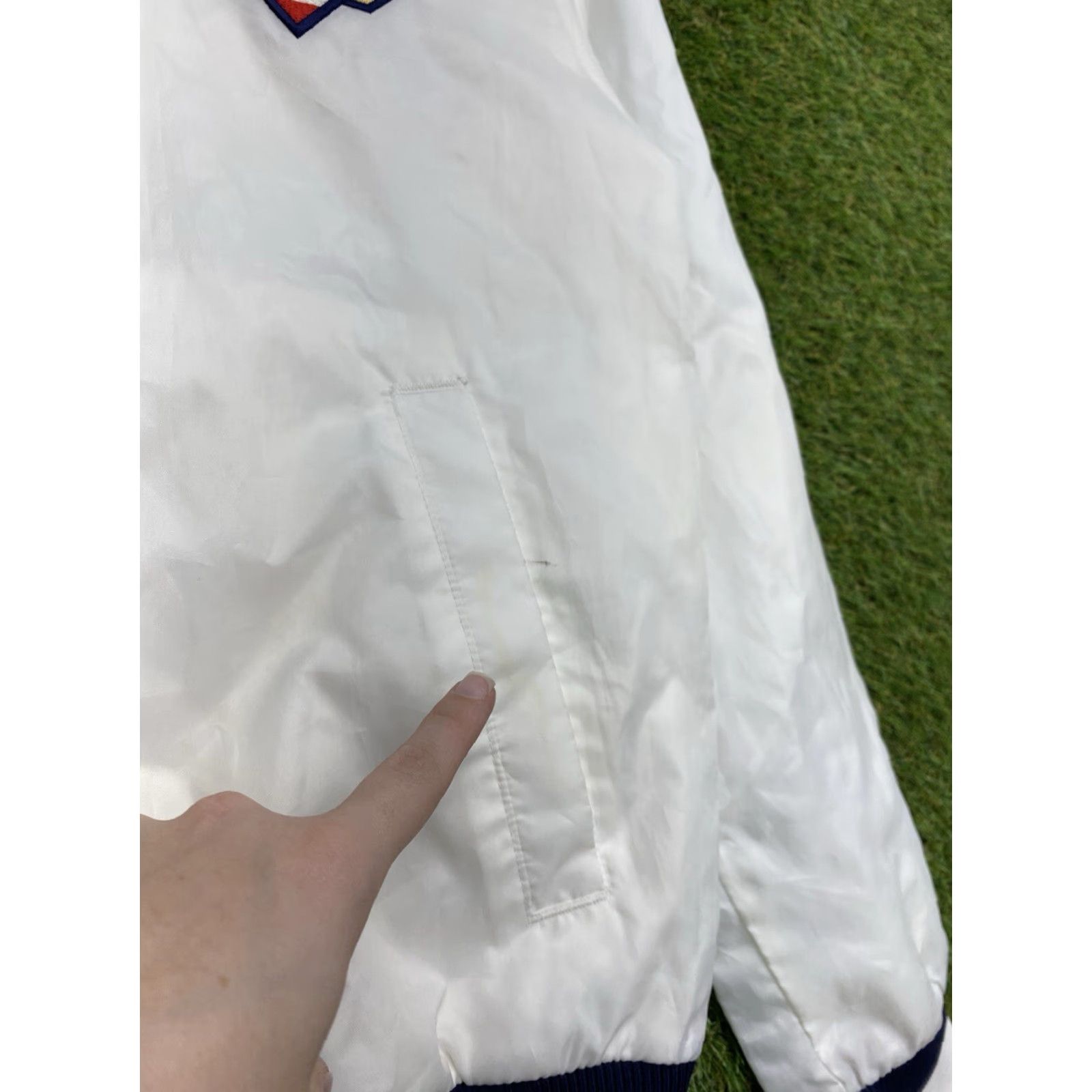 Champion VINTAGE Champion USA Olympic Jacket Windbreaker Shirt 80s 90s Wrestling Mens White S Logo AAU FILA Judge Arbiter Sports USA Size US S / EU 44-46 / 1 - 6 Thumbnail