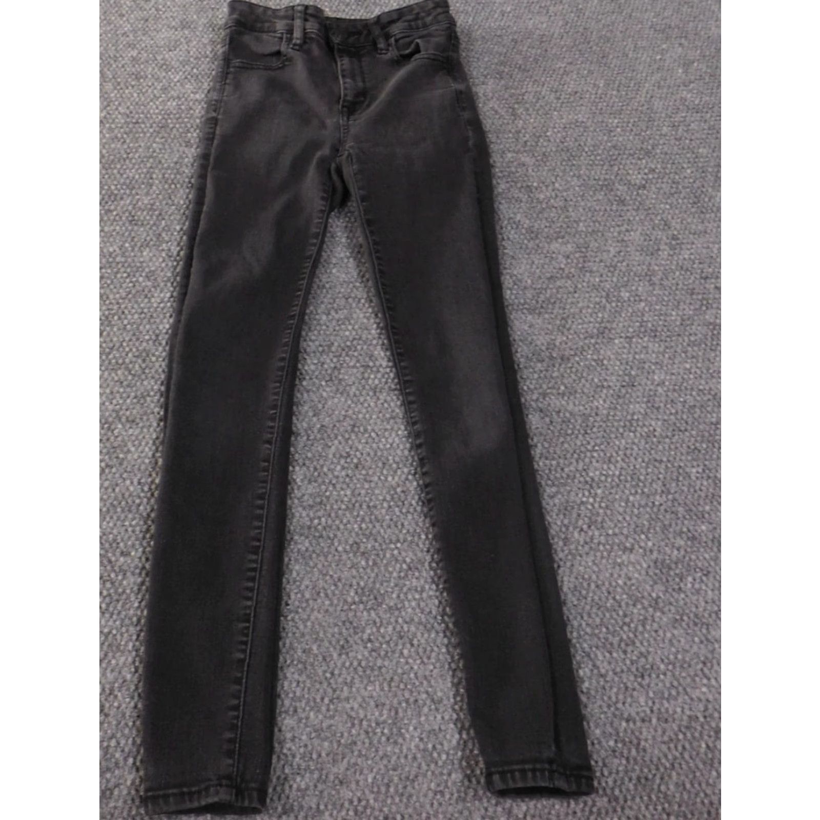 American Eagle Outfitters American Eagle Outfitters Jeans Womens Size 0 Black High Rise Jegging Denim Stretch Size 40" / US 18 - 2 Thumbnail