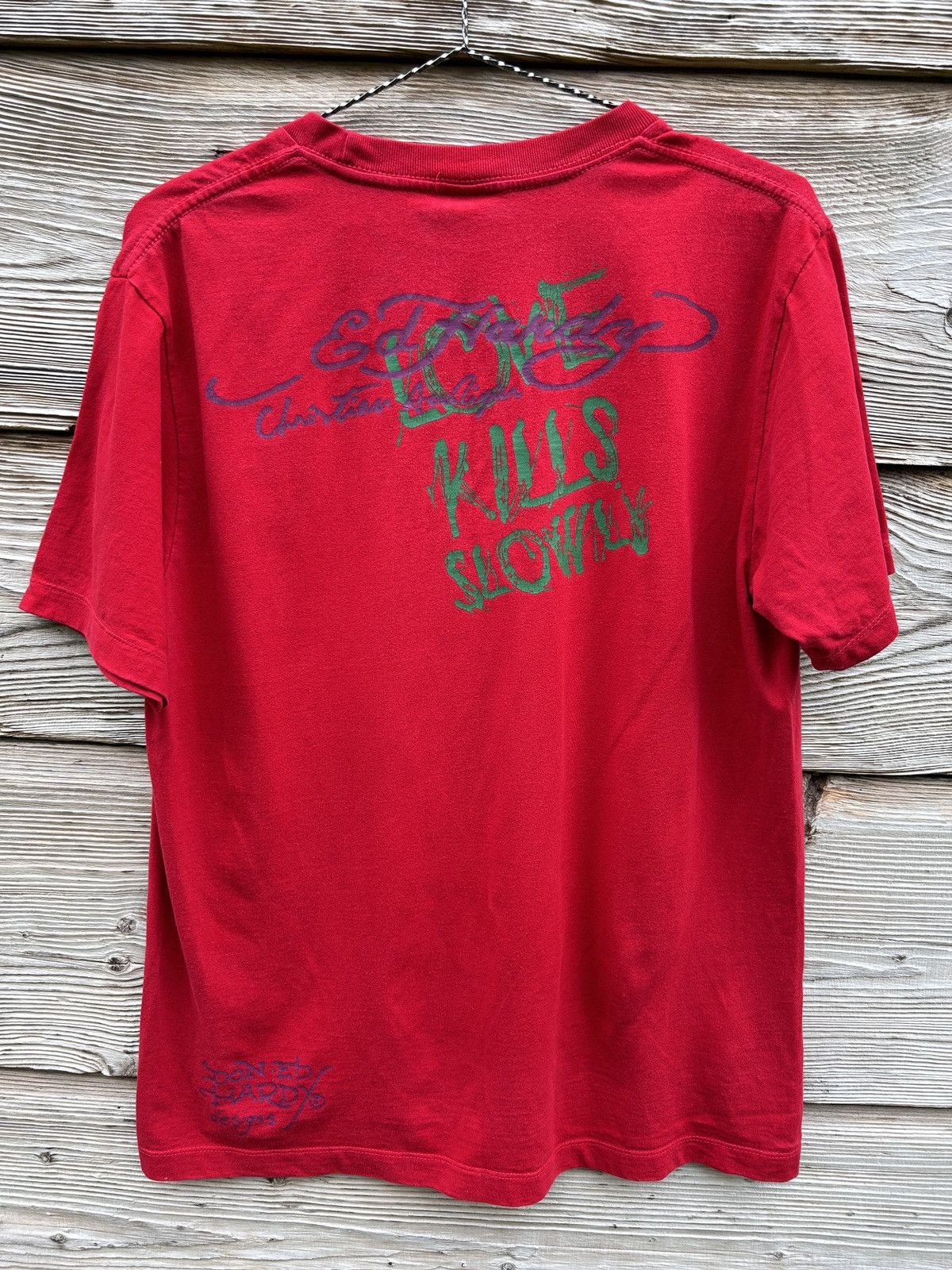 Christian Audigier Vintage Ed Hardy Love Kills Slowly Christian Audigier TShirt Size US L / EU 52-54 / 3 - 6 Thumbnail