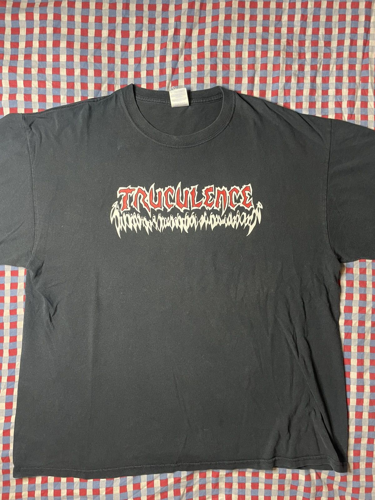 Gildan Vintage Truculence Texas Grindcore Death Metal shirt Size US XL / EU 56 / 4 - 1 Thumbnail