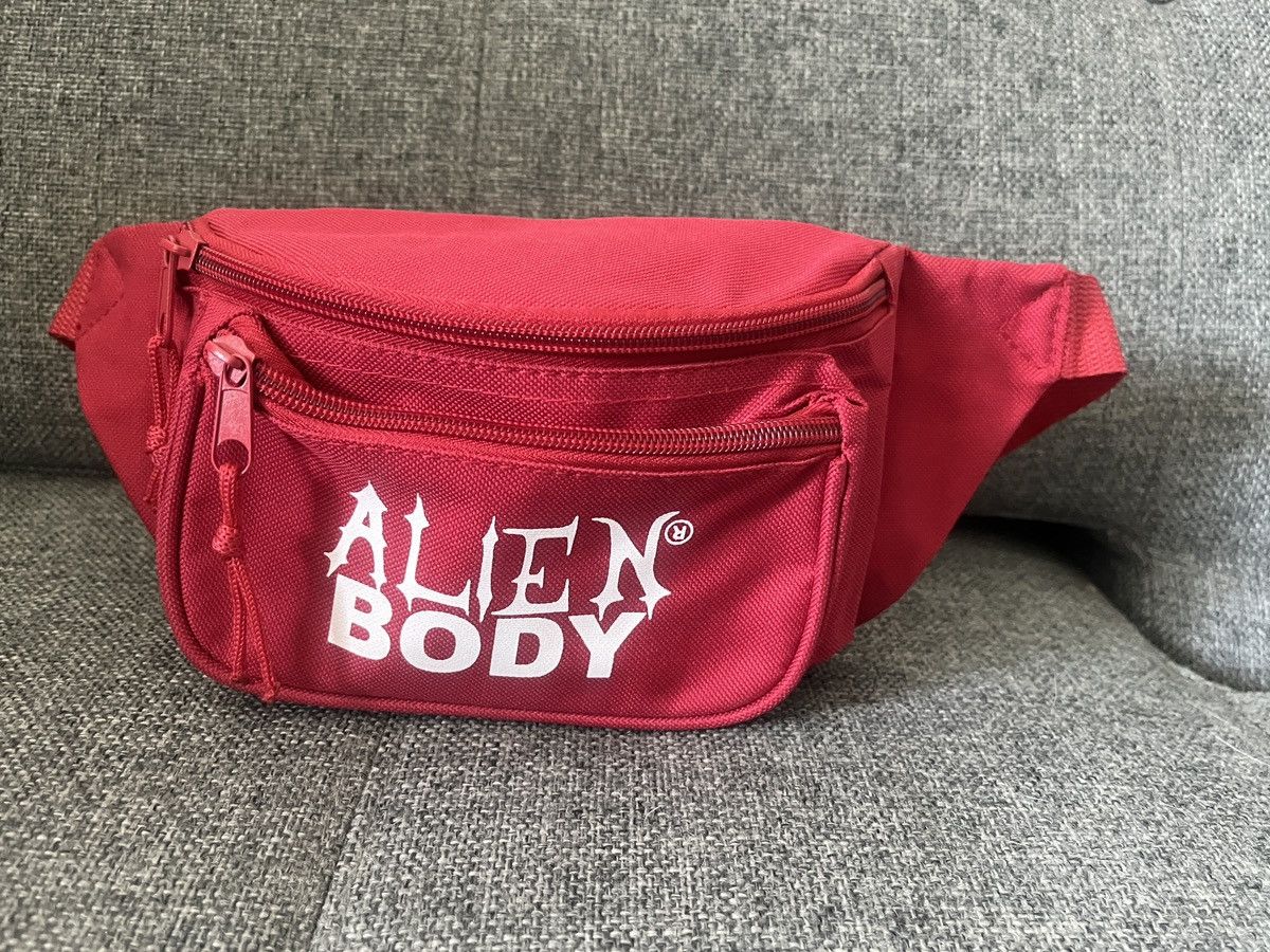 Alien Body Alien Body Red Fanny Pack / Shoulder Bag Size ONE SIZE - 1 Thumbnail