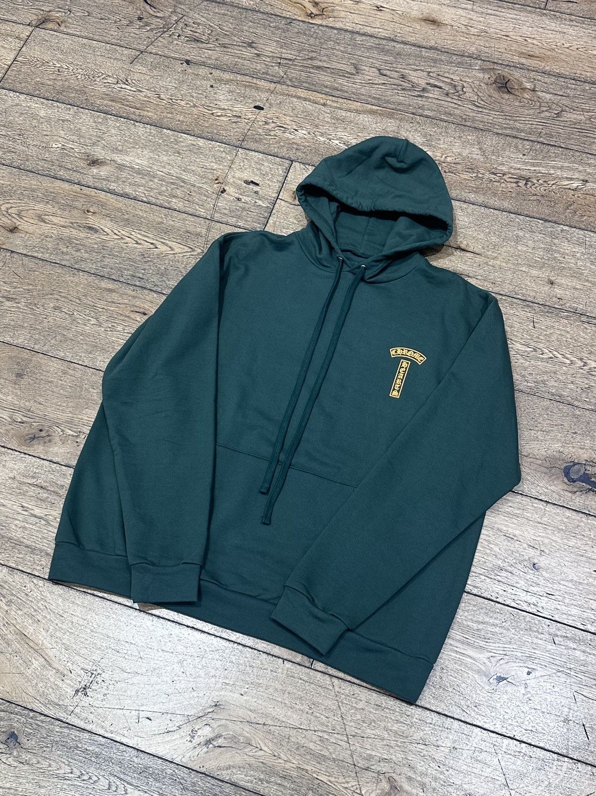 Chrome Hearts Chrome Hearts Shoulder Logo Hoodie Green Size US XL / EU 56 / 4 - 2 Thumbnail