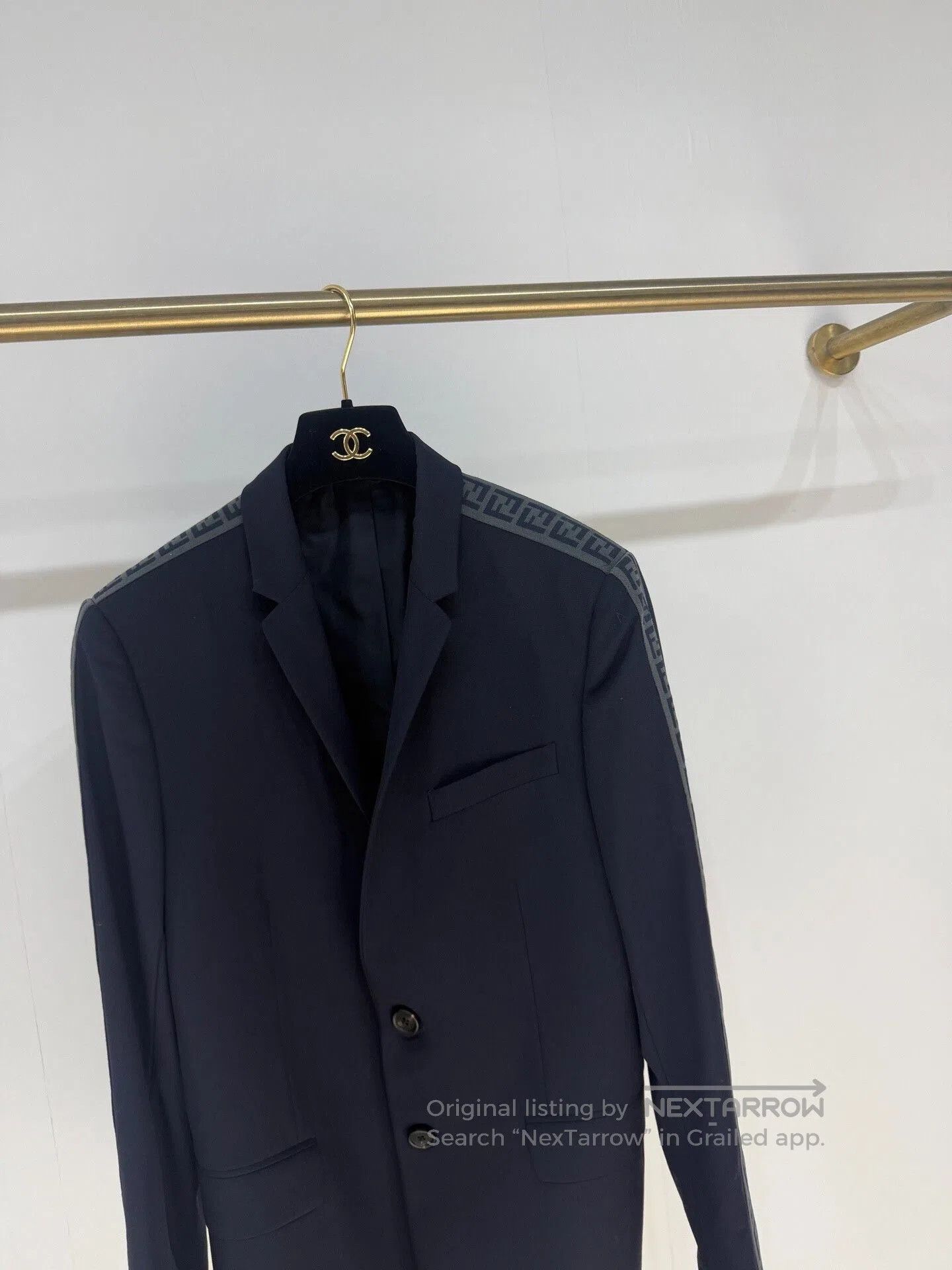 Fendi Fendi FF Sleeved Badge Suit Jacket. Size US S / EU 44-46 / 1 - 2 Thumbnail