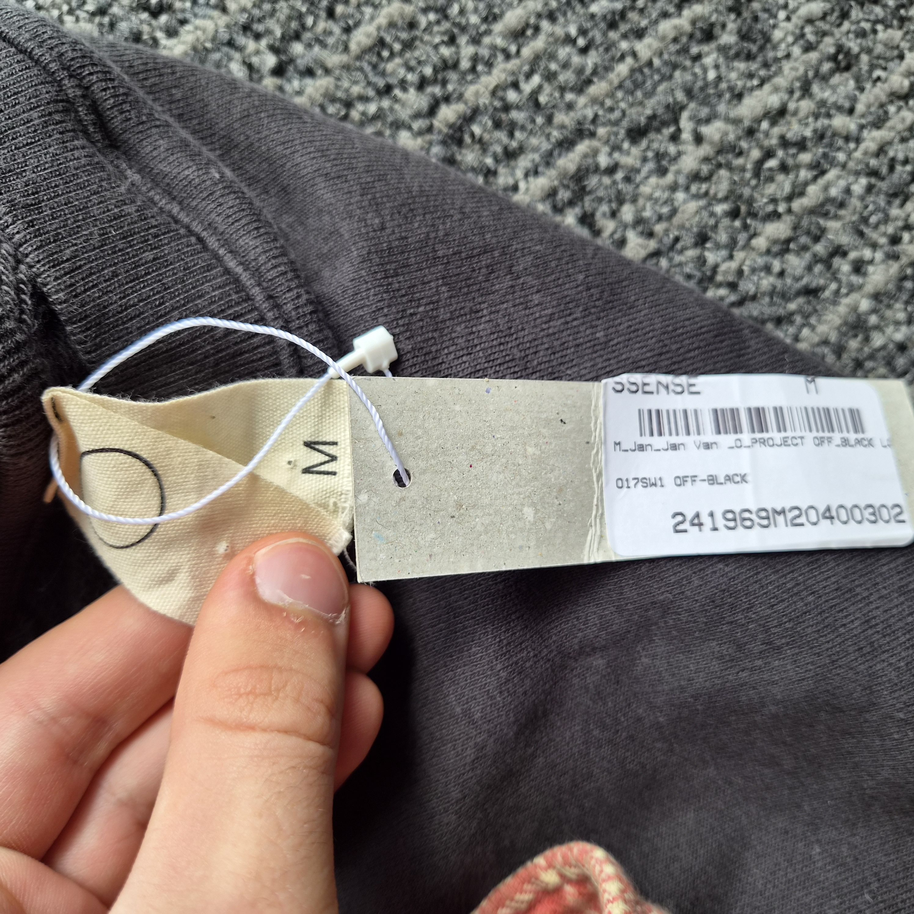 Jan Jan Van Essche Jan-Jan Van Essche Off Black O-Project Sweatshirt Size US M / EU 48-50 / 2 - 7 Thumbnail
