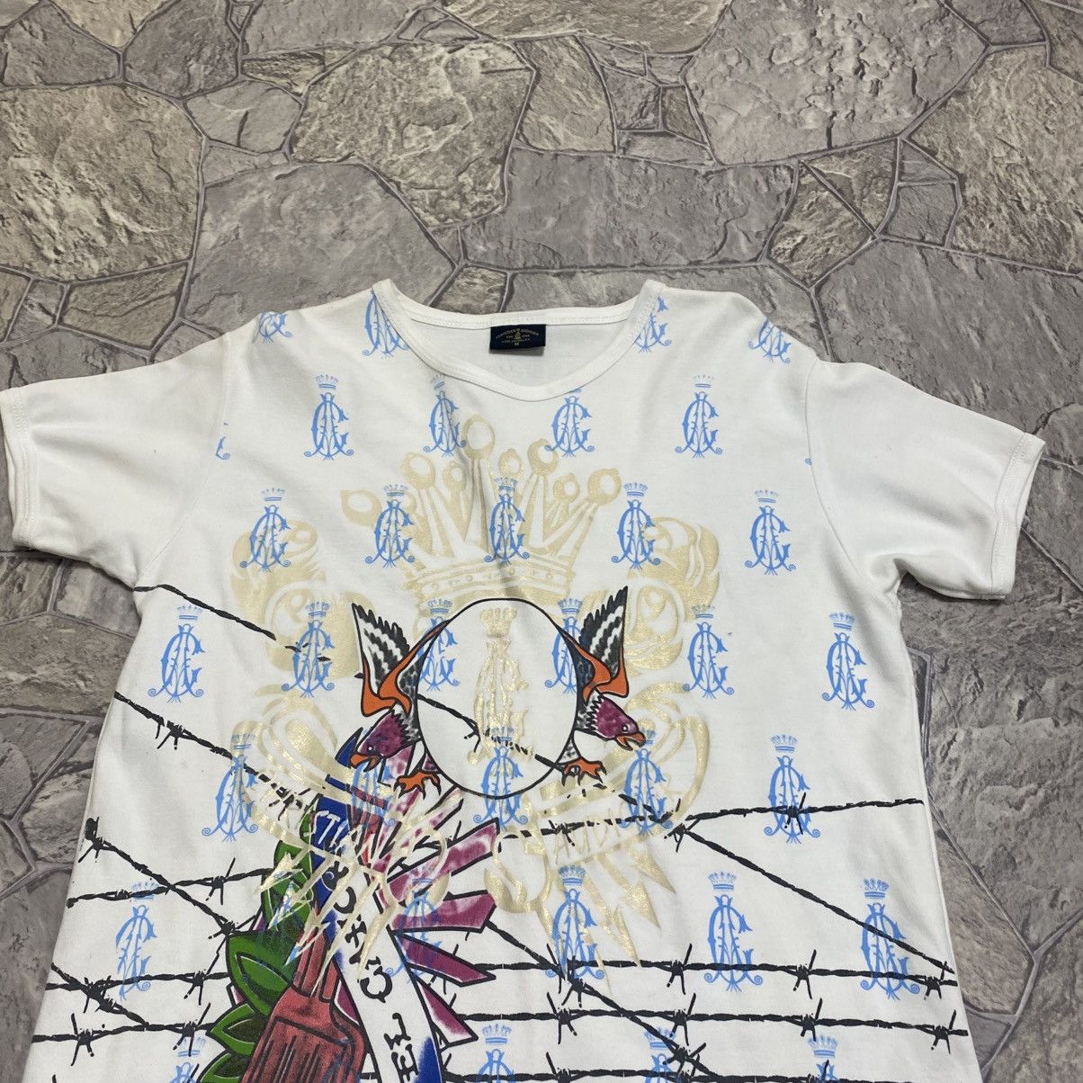 Christian Audigier Christian Audiger T Shirt Big Logo Size M Size US M / EU 48-50 / 2 - 9 Thumbnail