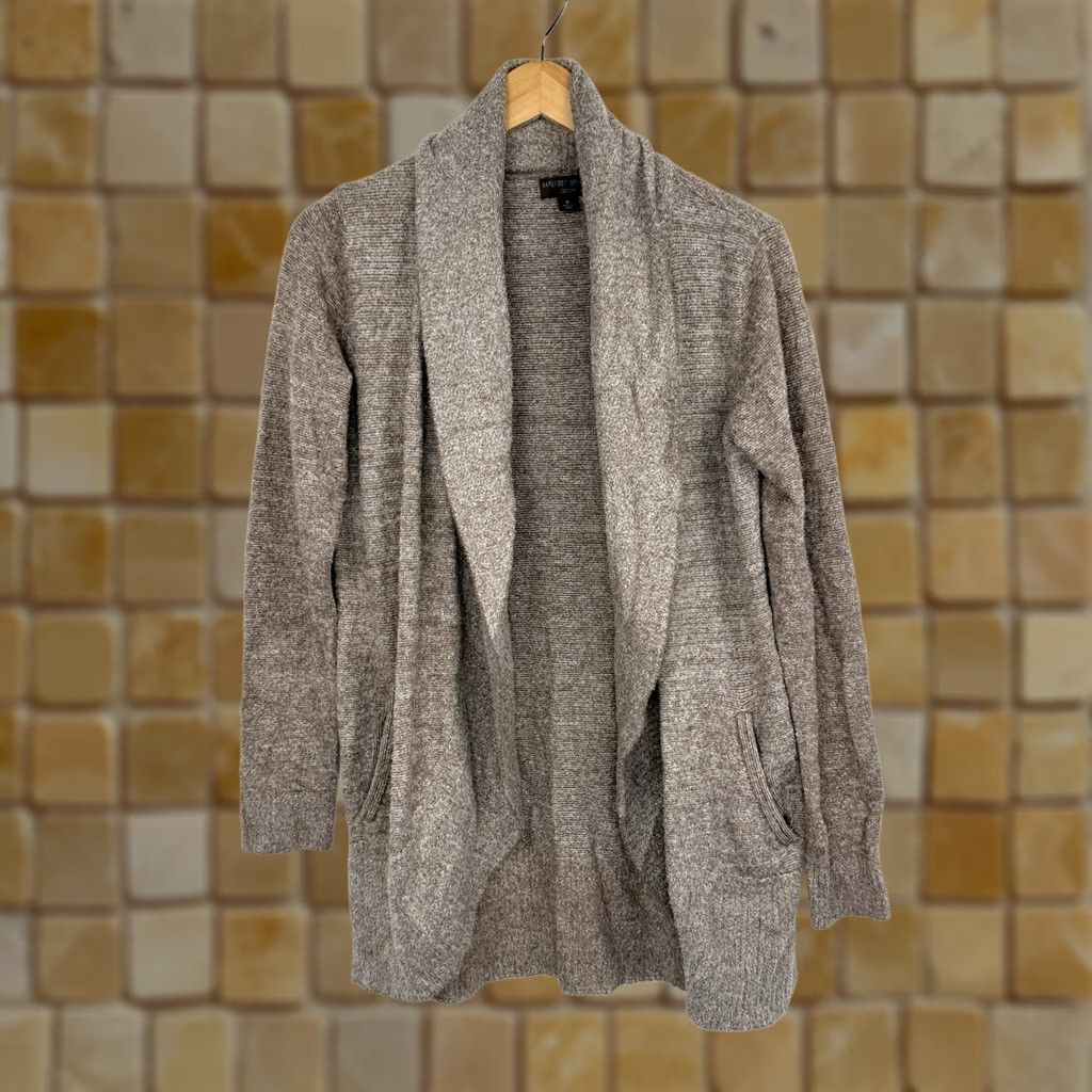 Vintage Barefoot Dreams Cardigan Sweater Womens Medium Open Hooded Pockets Knit CozyBohemian Classic Outdoor All Seasons Size M / US 6-8 / IT 42-44 - 1 Thumbnail