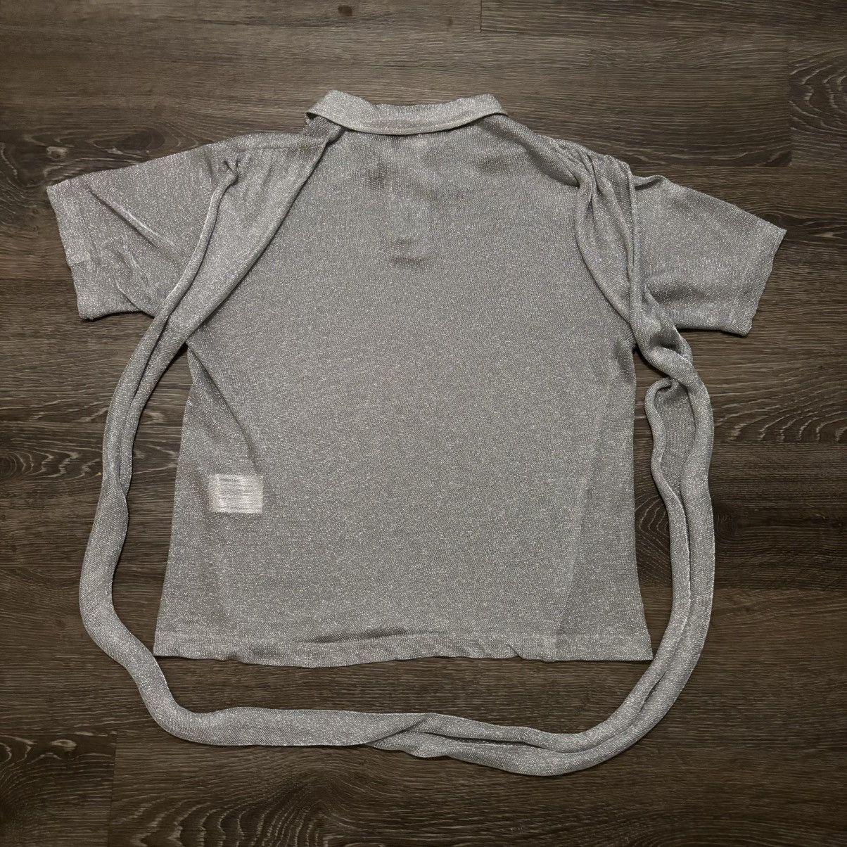 Helmut Lang Helmut Lang Shayne Oliver Chainmail Bondage Polo Shirt Size US S / EU 44-46 / 1 - 2 Thumbnail