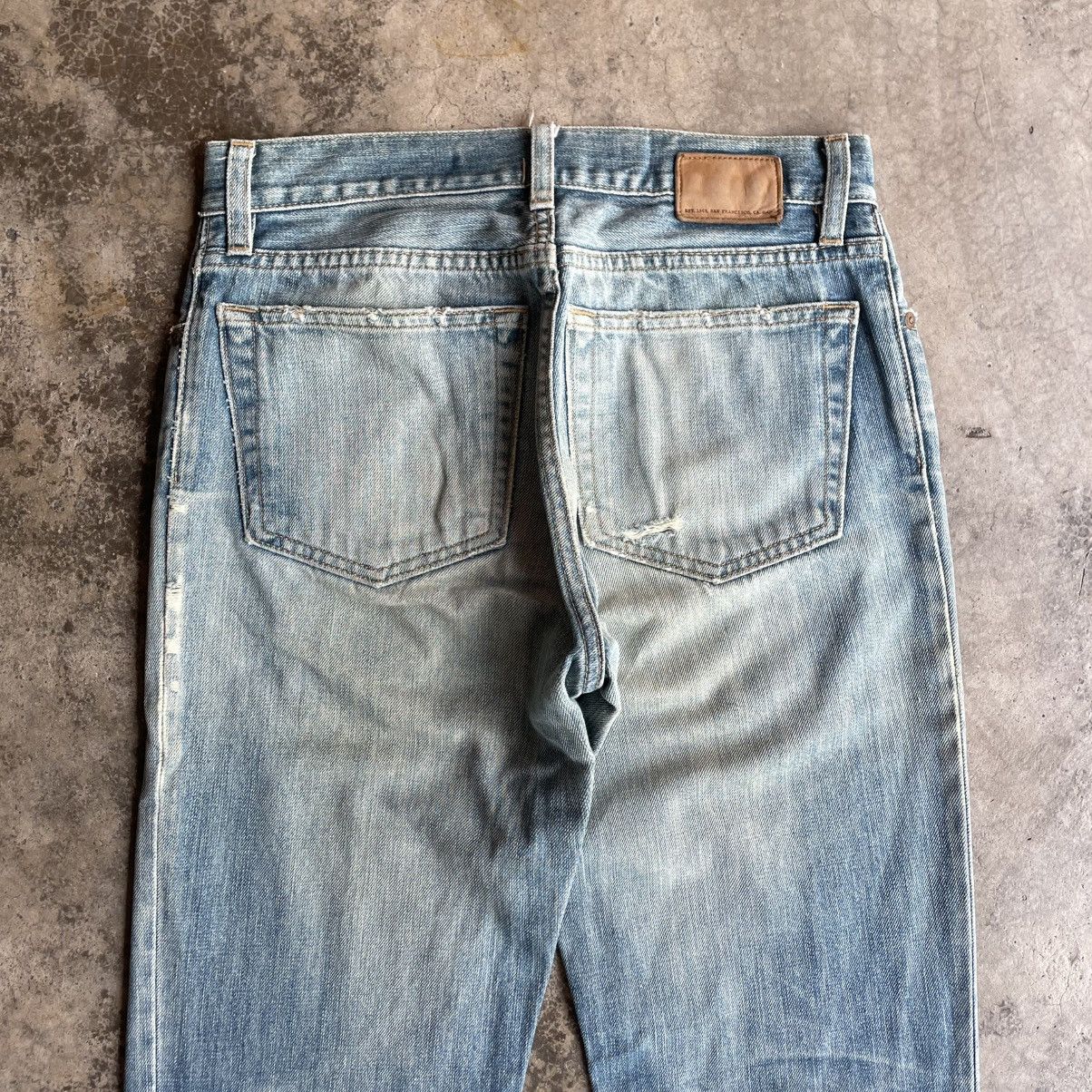 Gap 🔥Vintage Gap Stoned Washed Ripped Distress Denim Jeans Size US 29 - 5 Thumbnail
